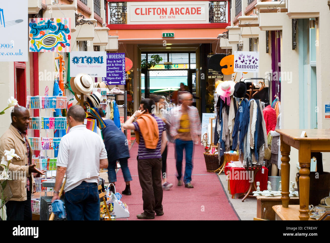 Clifton Arcade Bristol Stock Photo Alamy