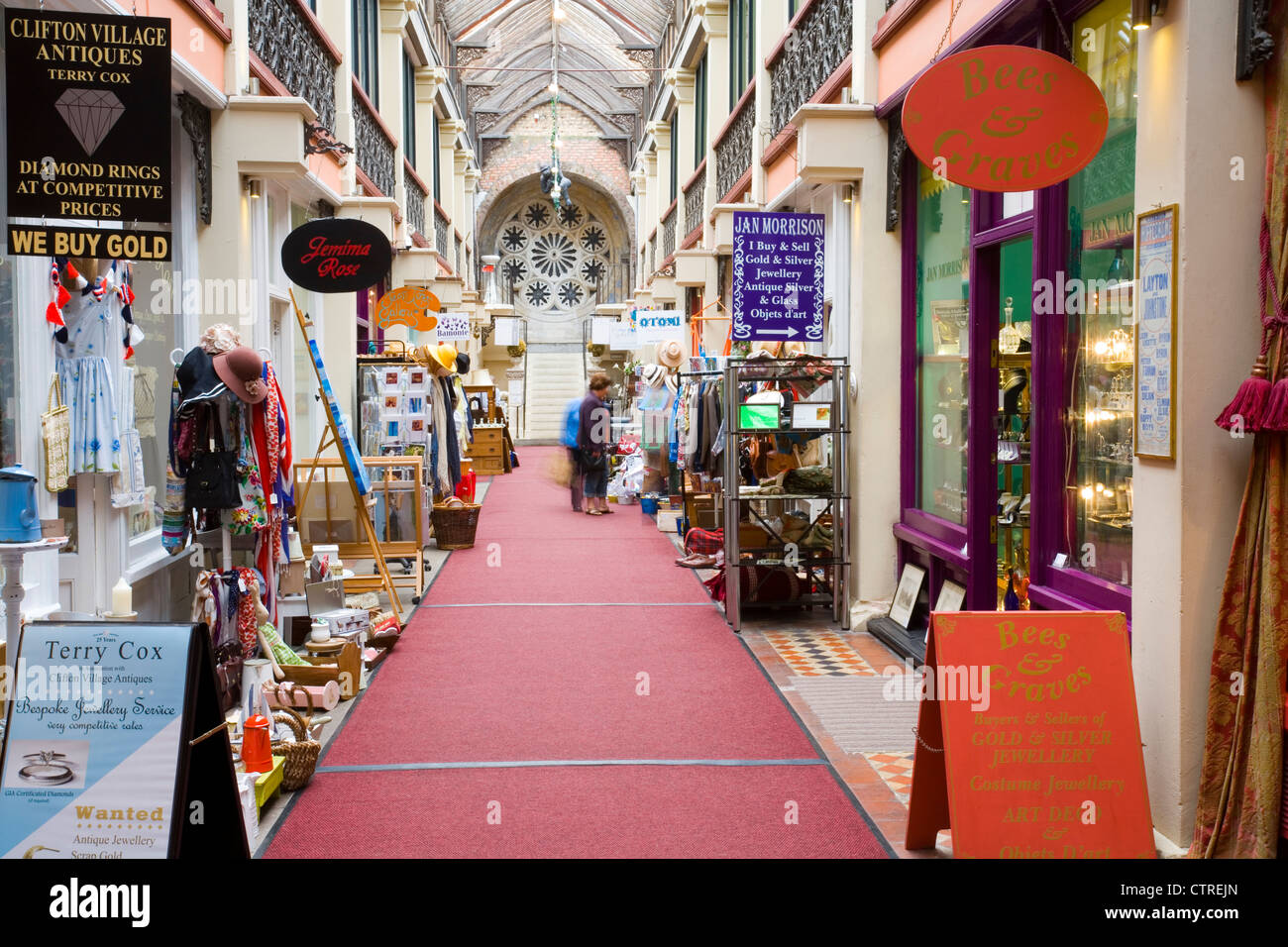 Clifton Arcade Bristol Stock Photo Alamy