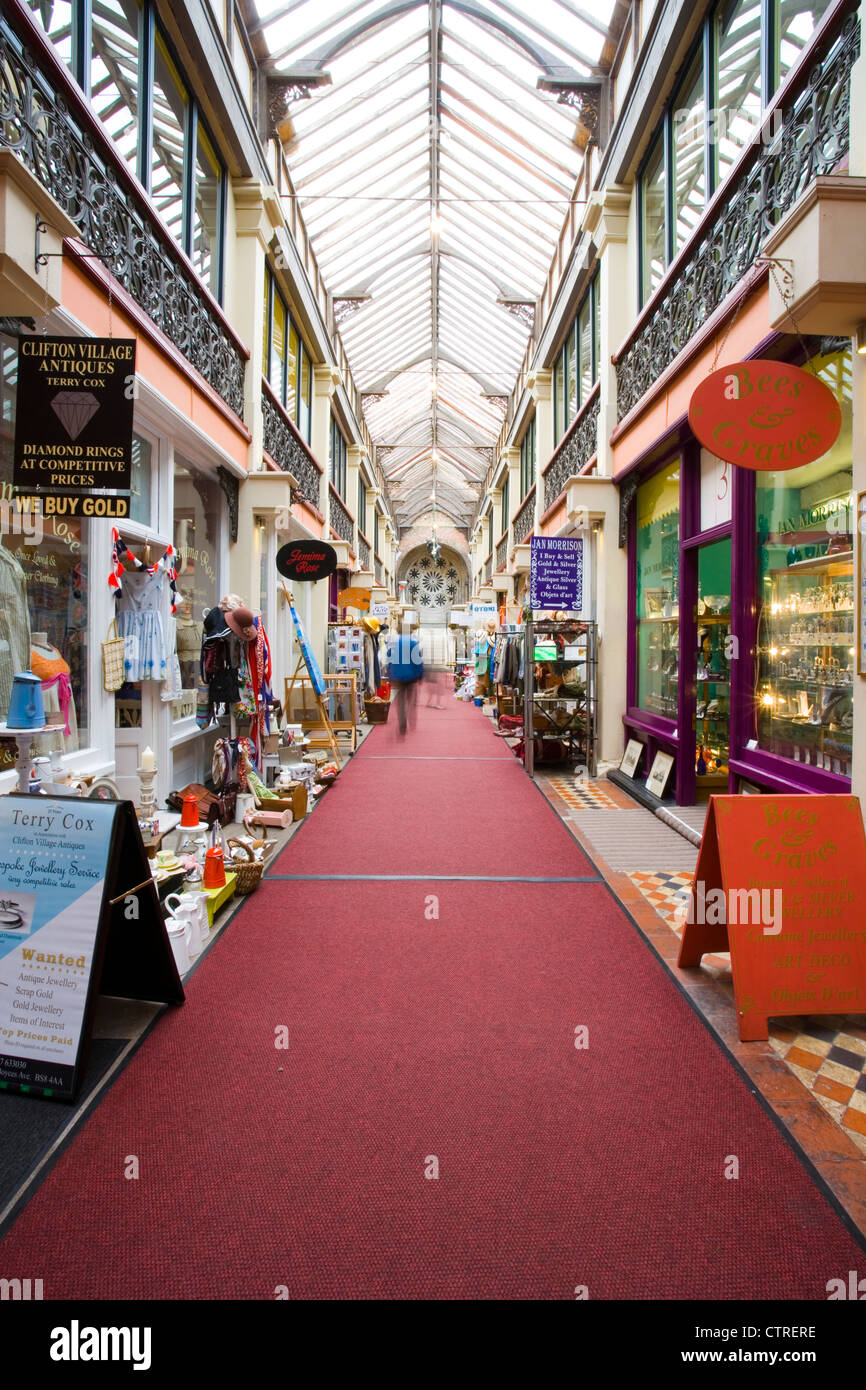 Clifton Arcade Bristol Stock Photo Alamy