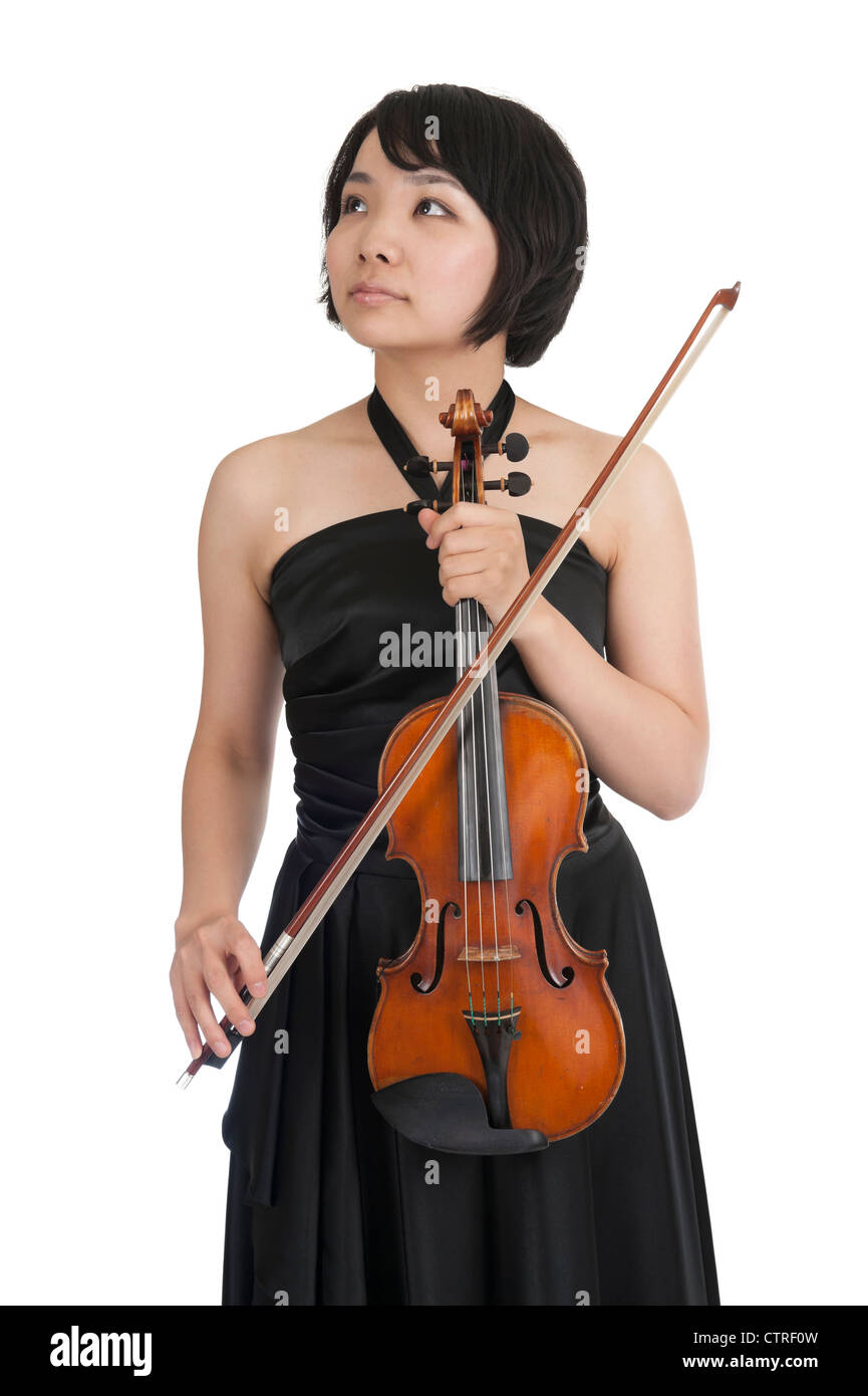 female asian violinist Stock Photo Alamy