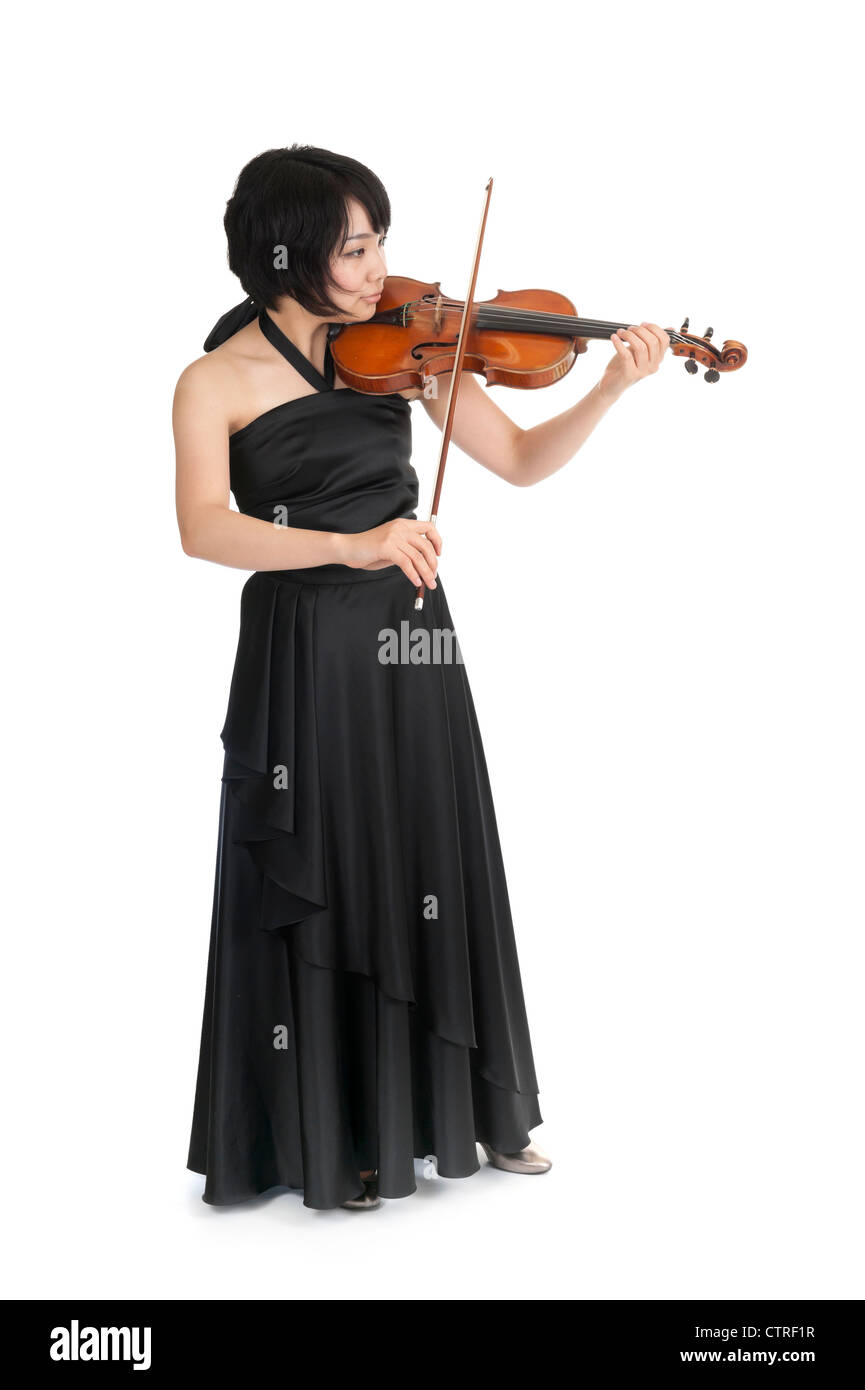 female asian violinist Stock Photo Alamy