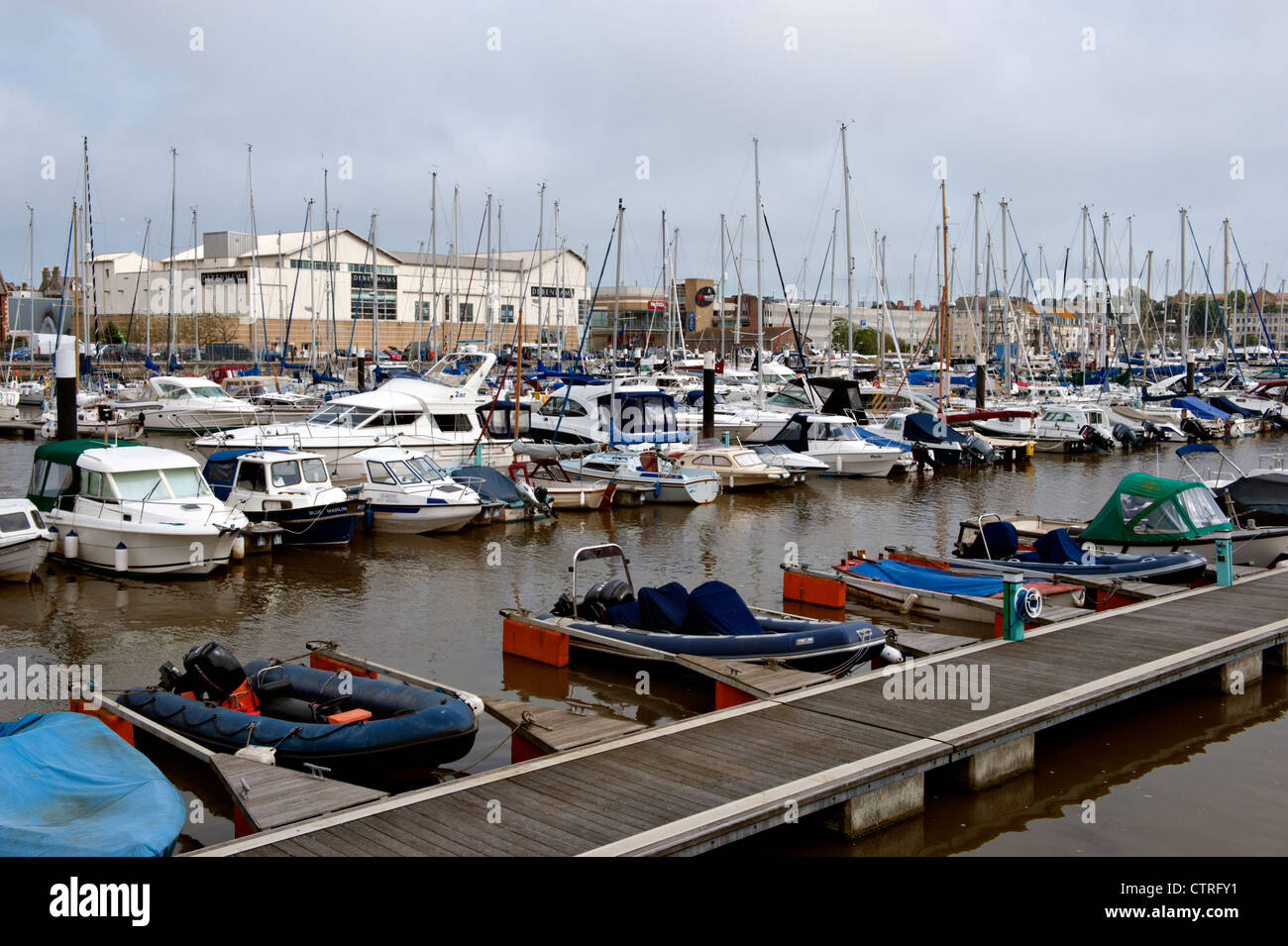 Weymouth Marina UK Stock Photo - Alamy