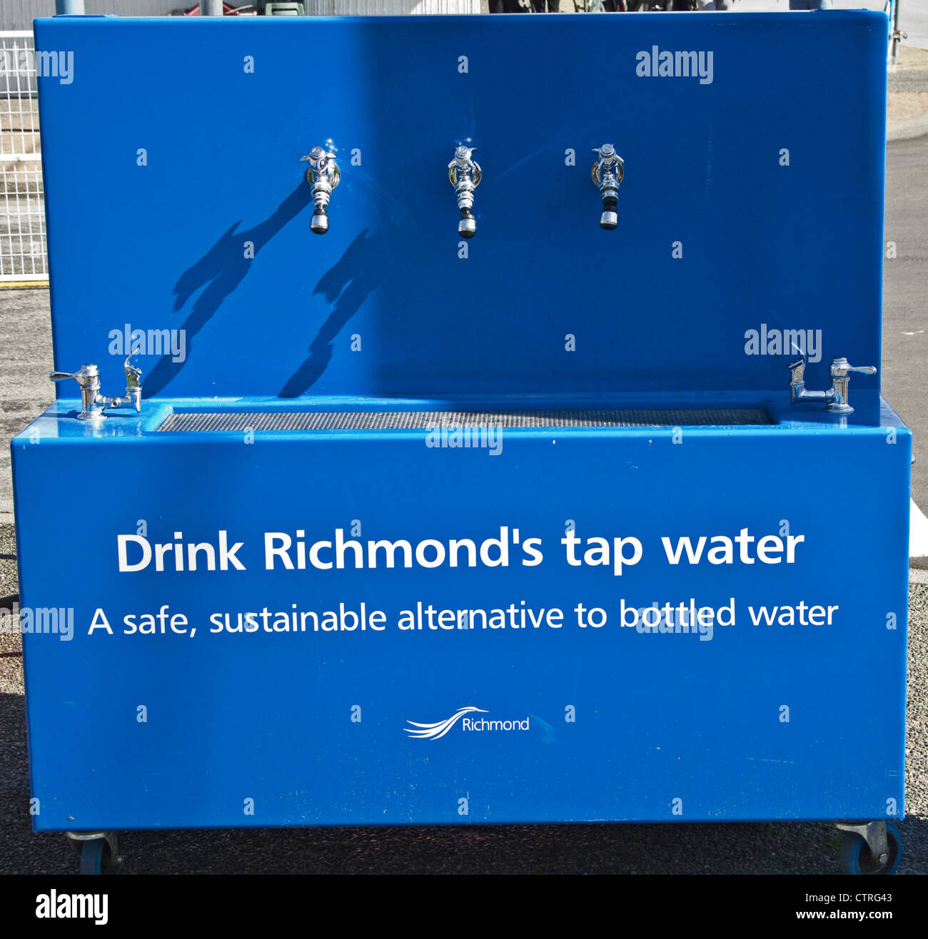 Drinking water dispenser Stock Photo