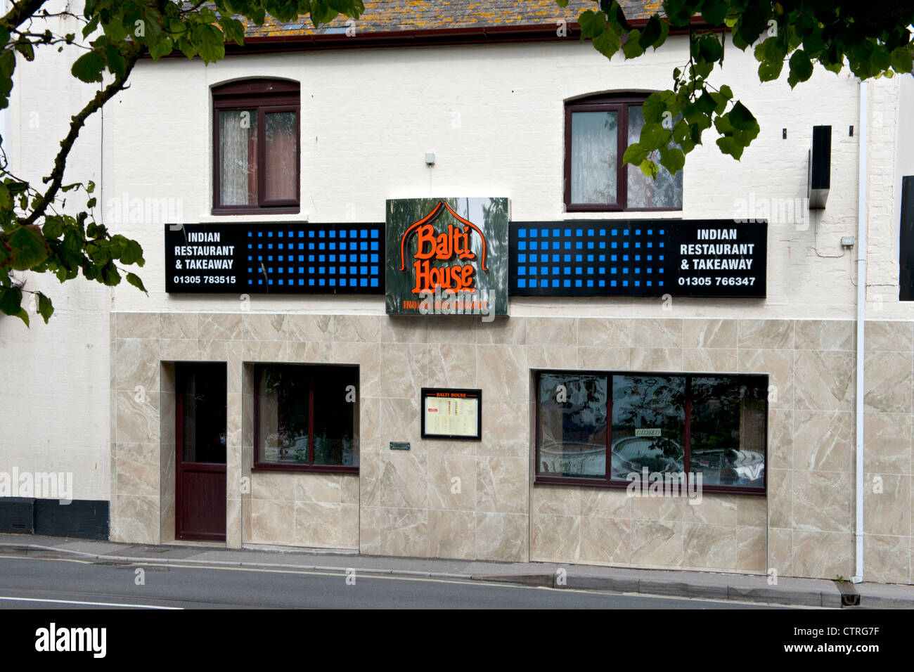 Balti House Indian Restaurant in Weymouth, Dorset, UK Stock Photo Alamy