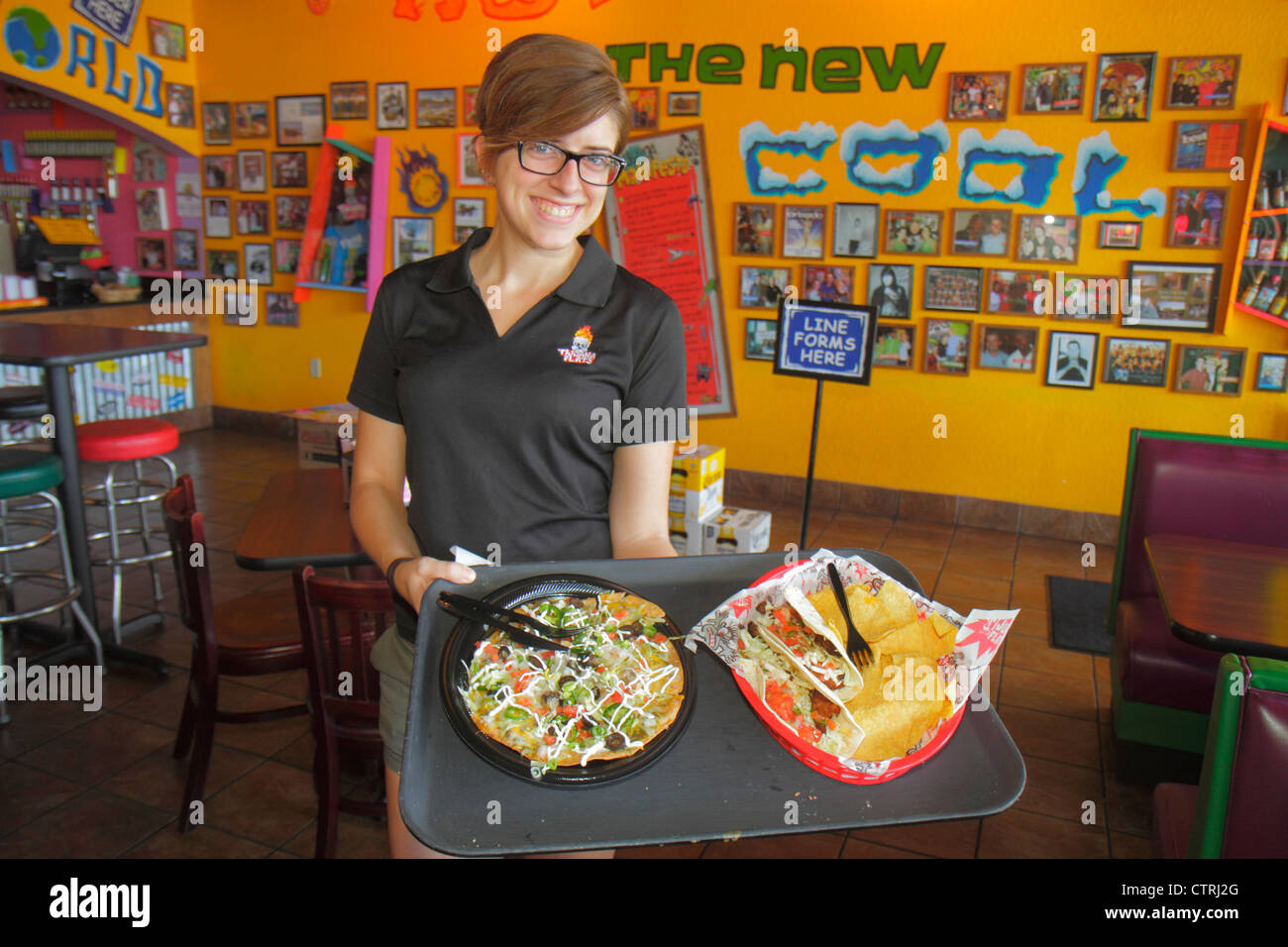 Naples Florida Tijuana Flats TexMex food restaurant interior decor