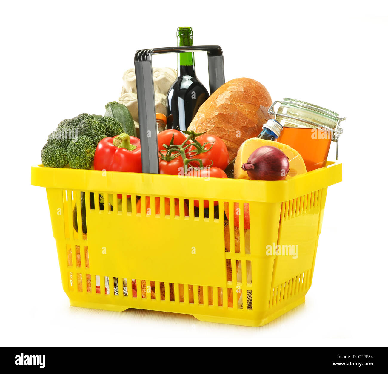 Shopping basket groceries hires stock photography and images Alamy
