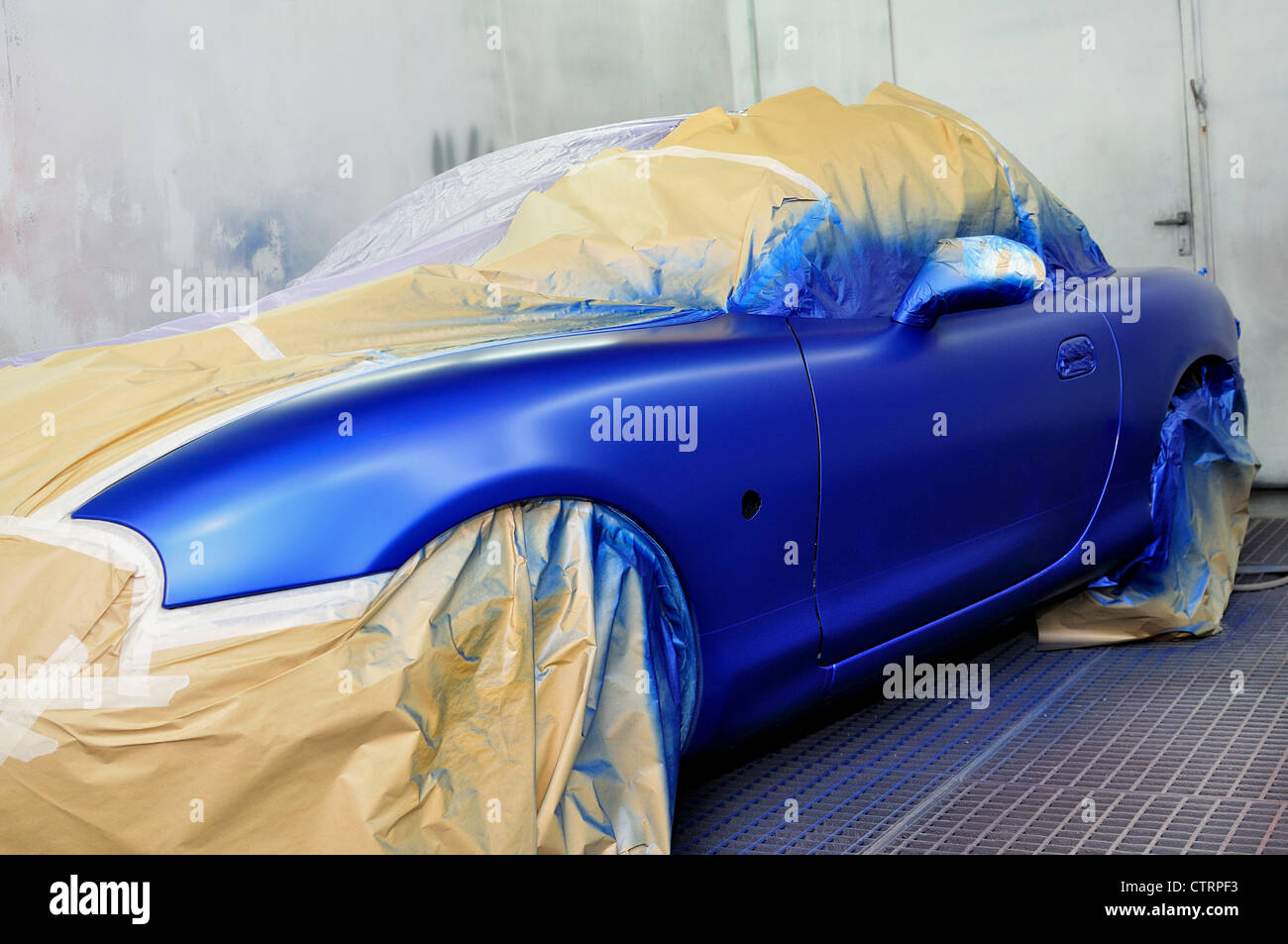 Newly painted car Stock Photo Alamy