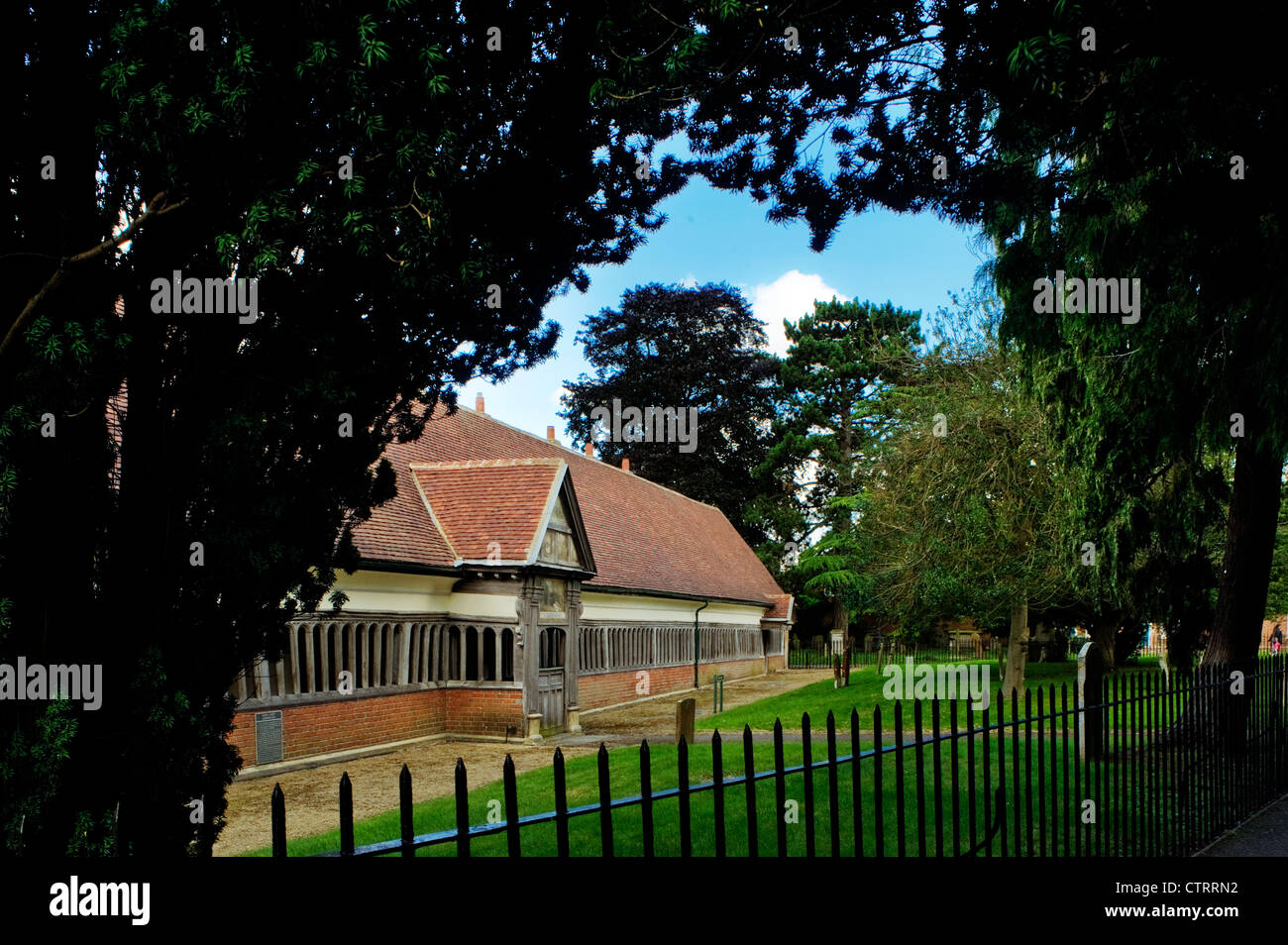 Medieval almshouses in Abingdon, Oxfordshire, UK Stock Photo