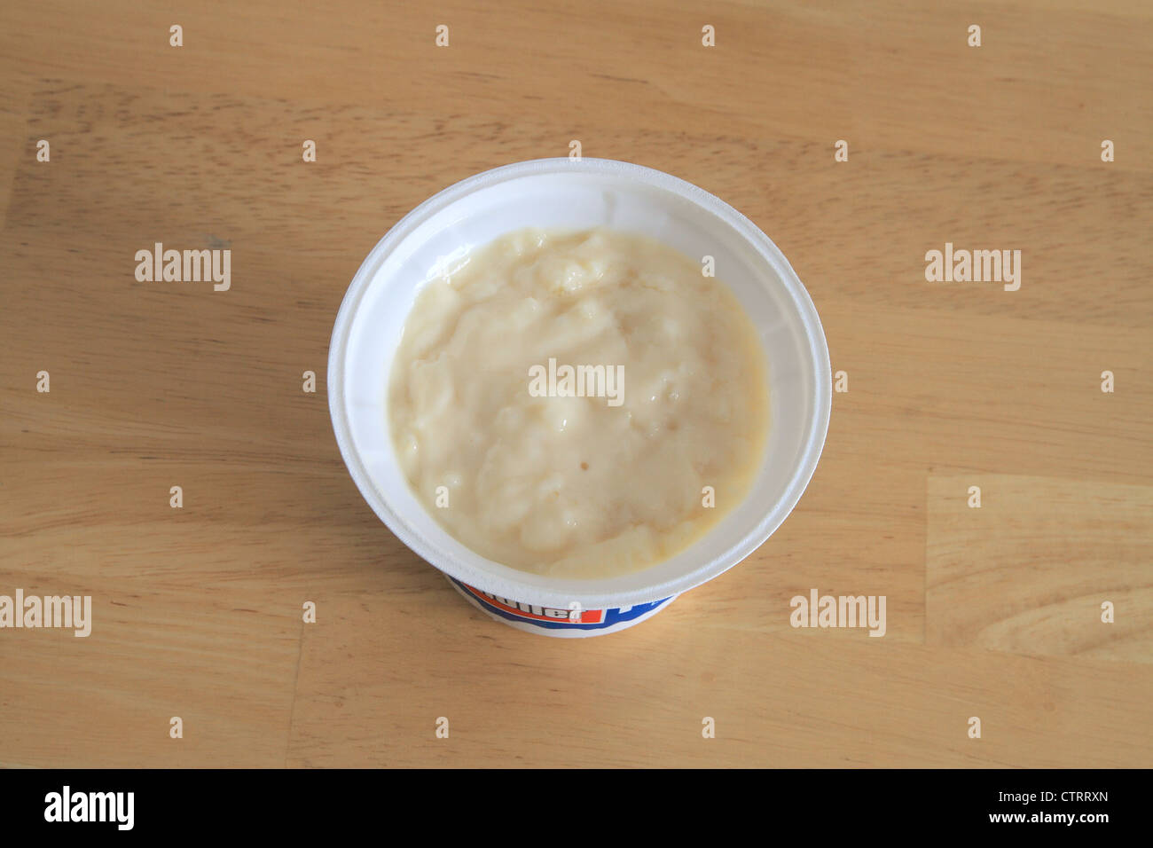 Overhead View of a Pot of Muller Rice Stock Photo Alamy