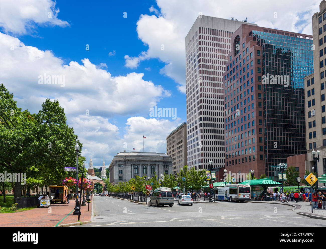Kennedy Plaza in downtown Providence, Rhode Island, USA Stock Photo Alamy
