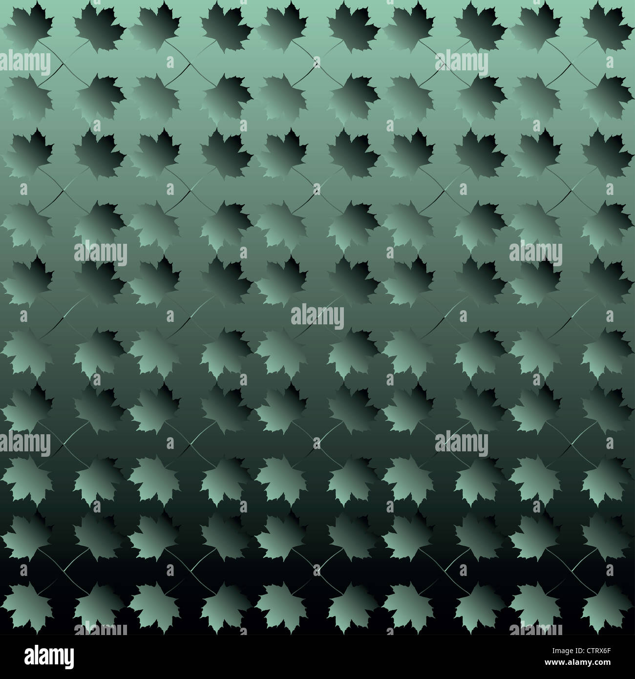 Green Leaves Seamless vector wallpaper with a green background Stock ...