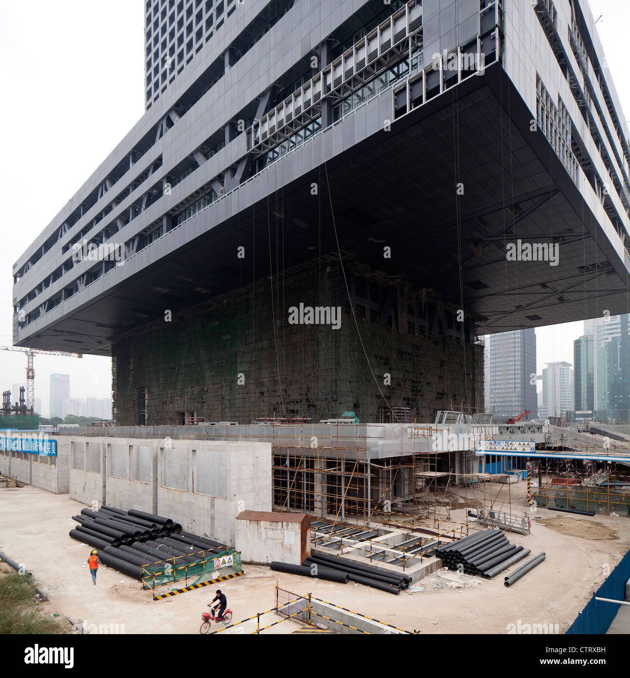 New Home For China’S Equivalent Of The Nasdaq Exchange For Hi-Tech Industries – Topped Out Last Saturday At 246 Metres, Stock Photo