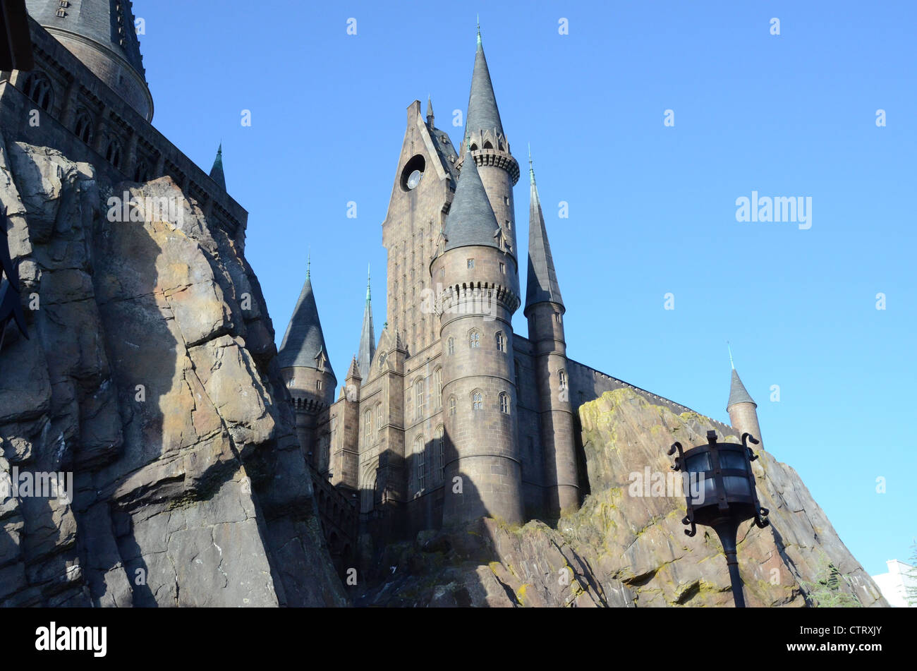 Hogwarts Castle Inside The Wizarding World Of Harry Potter at Universal  Islands of Adventure Orlando Florida Stock Photo - Alamy