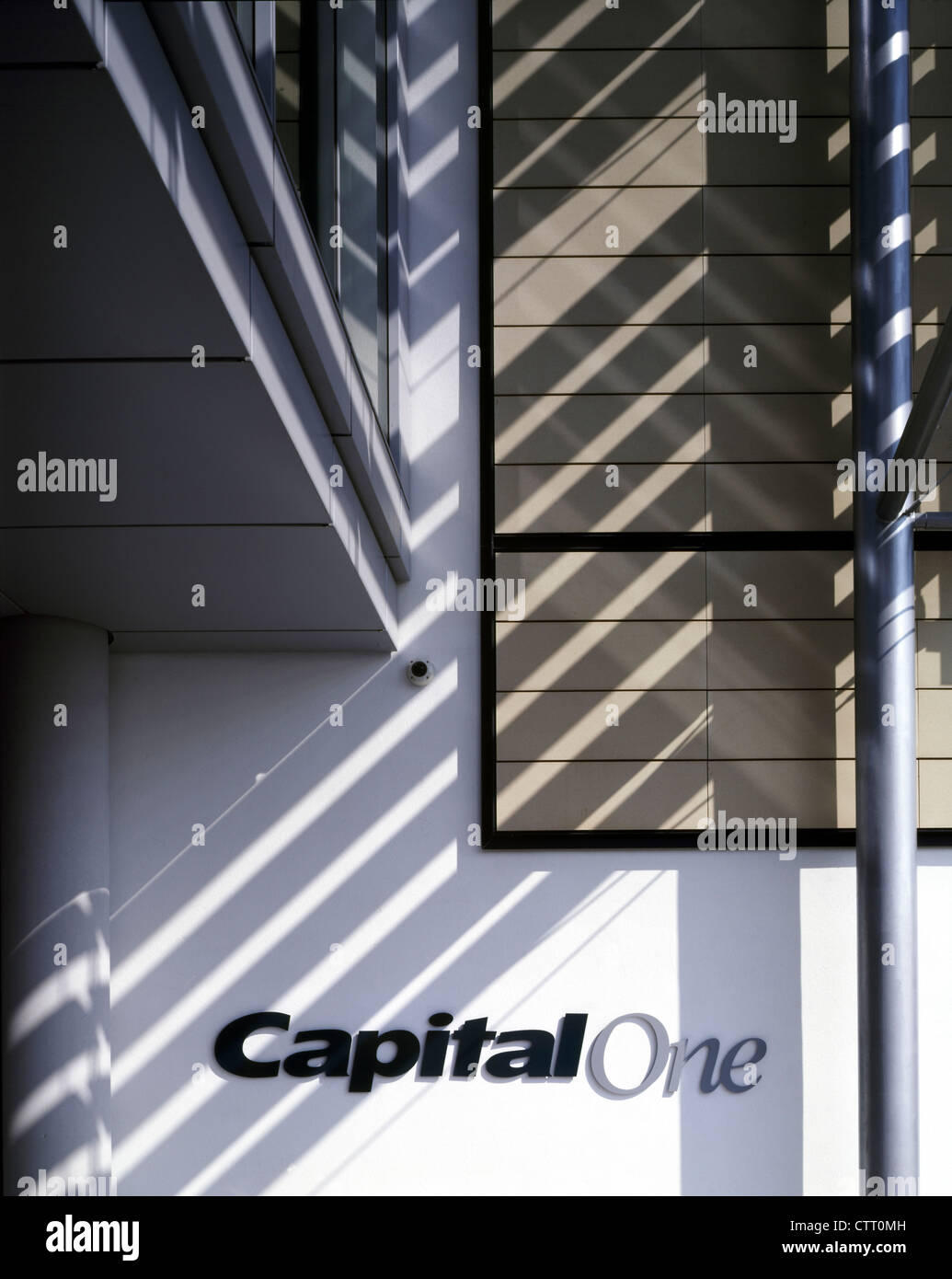 capital one building, loxley house capital one signage main entrance