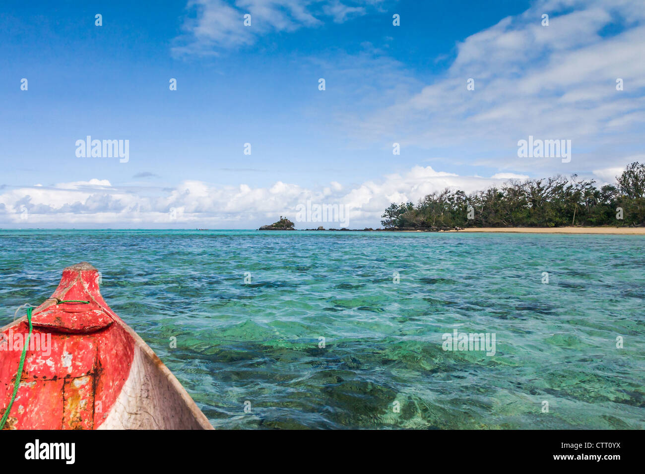 Seascape of Sainte Marie Island (Nosy Boraha), Madagascar Stock Photo