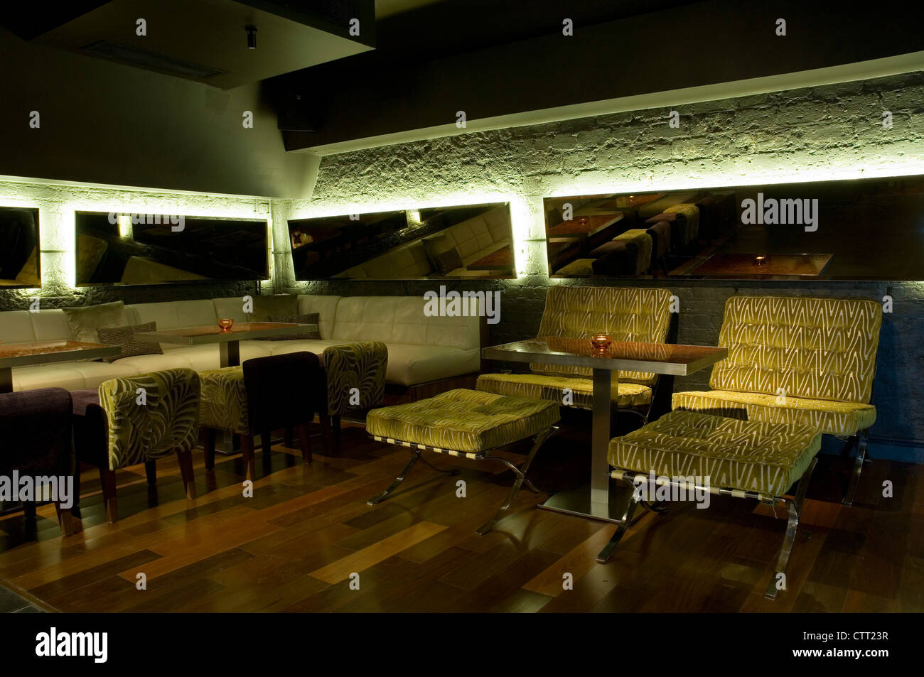 satmoko ball architects. bureau nightclub seating area with ...