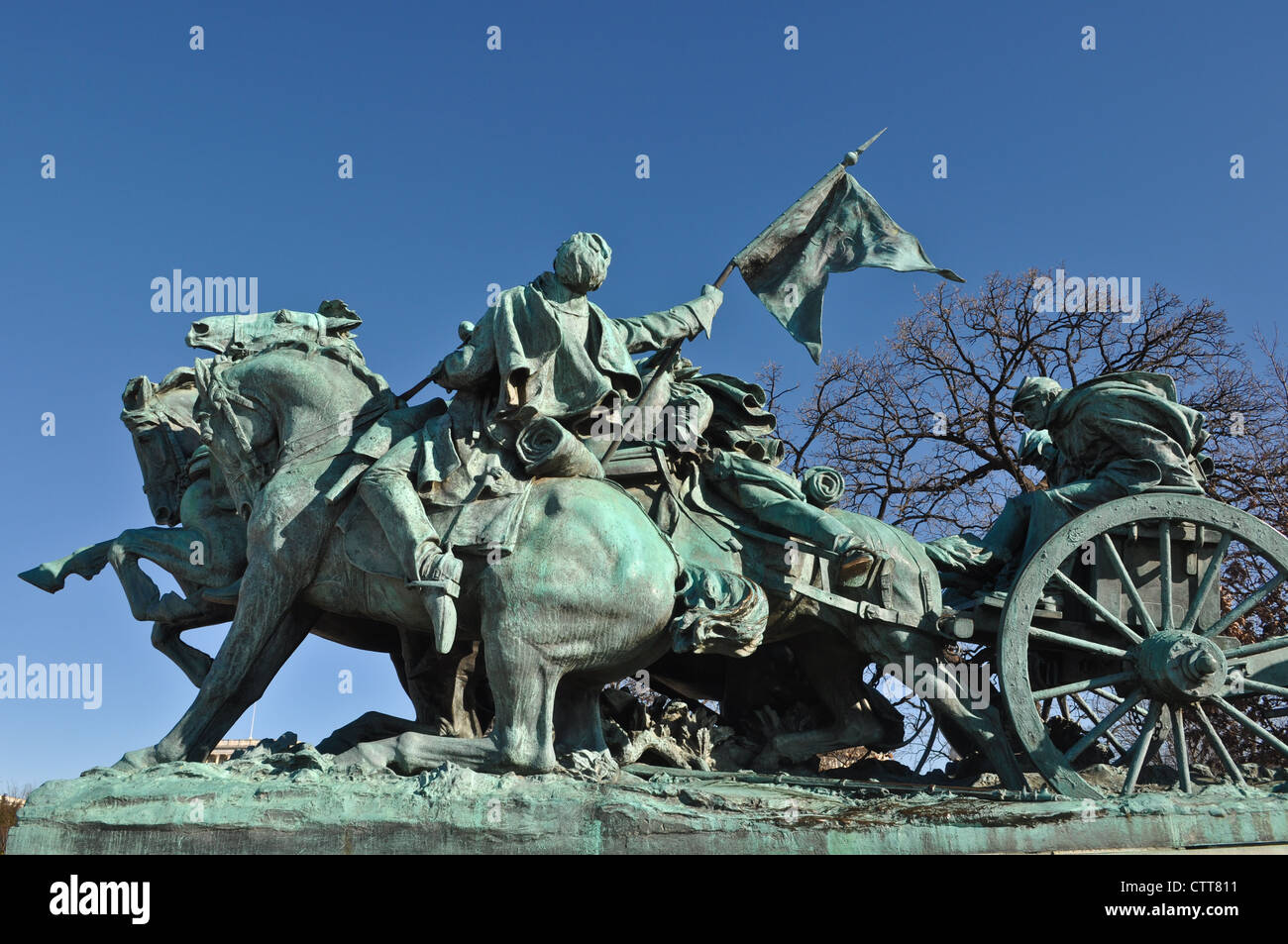 Civil war horse statue in hires stock photography and images Alamy