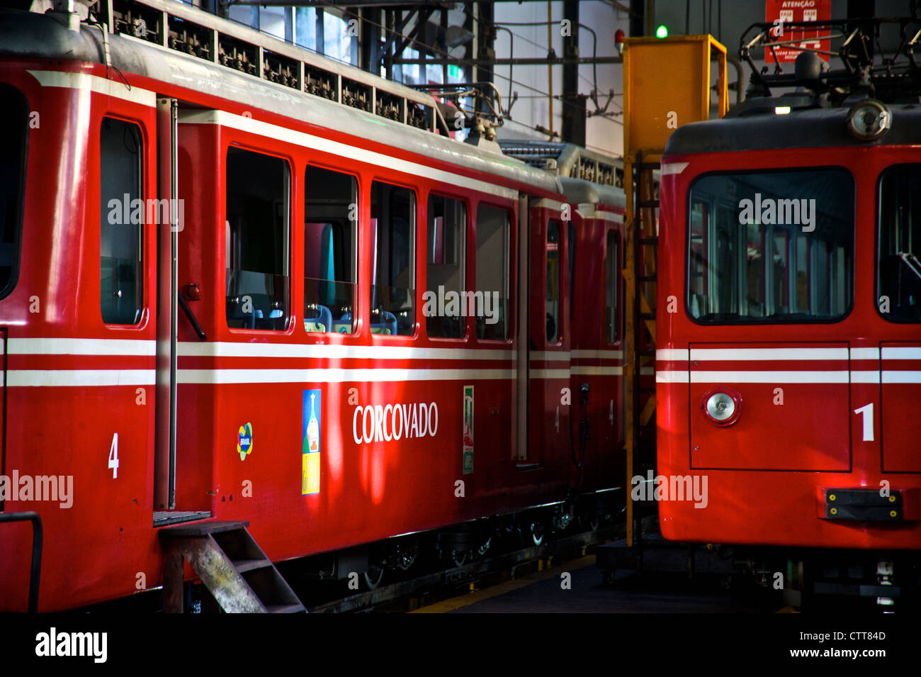 Train station in Rio, Brazil Stock Photo - Alamy