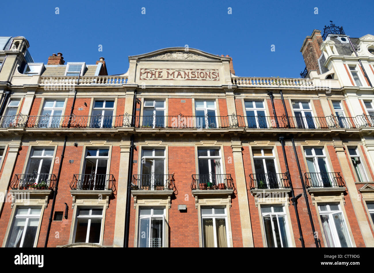 The Mansions apartment block, Putney, London, UK Stock Photo Alamy