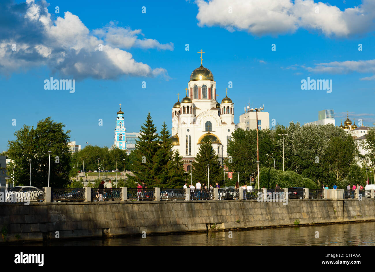 Temple-on Blood, Yekaterinburg, Russia Stock Photo