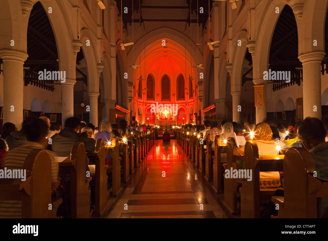 Holy Trinity Anglican church, Yangon, Myanmar Stock Photo