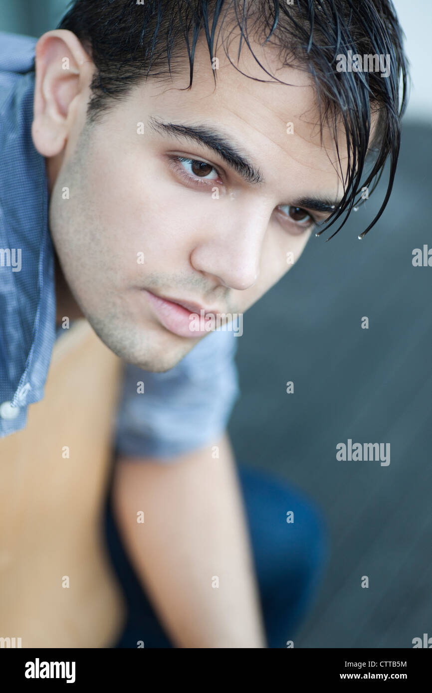 Image handsome depressed man hi-res stock photography and images - Alamy