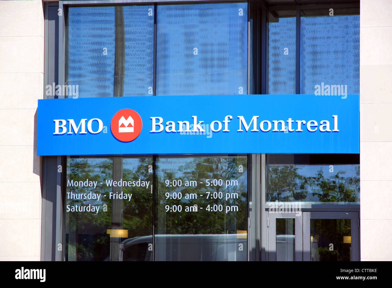 Bank of Montreal Branch Stock Photo
