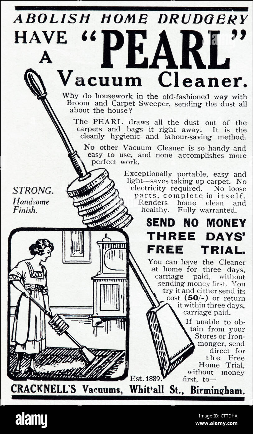 Original 1920s vintage print advertisement in English consumer magazine