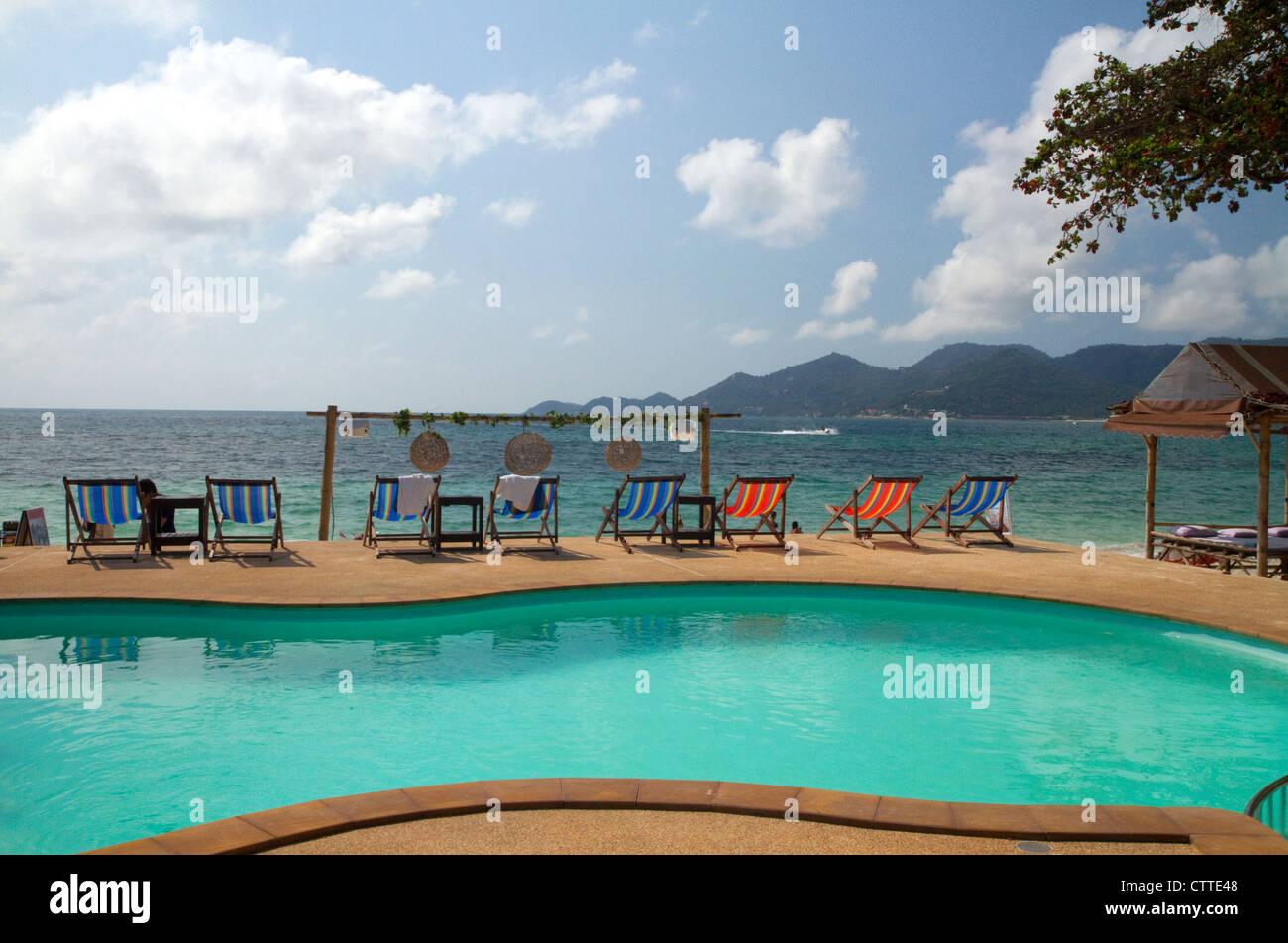Swimming pool on island hi-res stock photography and images - Alamy