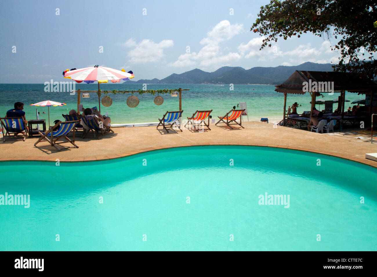 Swimming pool on island hi-res stock photography and images - Alamy