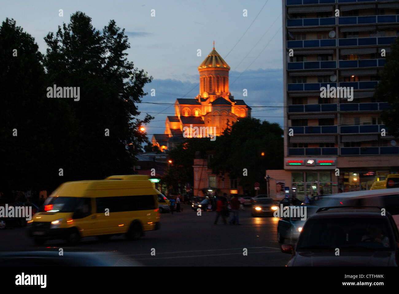 Sameba, Tbilisi Stock Photo