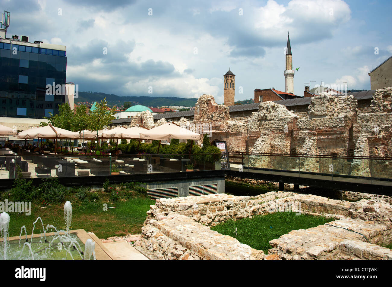 Baščaršija Bashcharshiya the heart of old Sarajevo, the Ottoman
