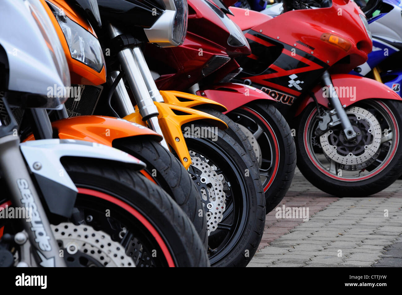 Superbike motercycle parked at Kota Bharu, Kelantan during Kelantan  International Moto Show Stock Photo - Alamy