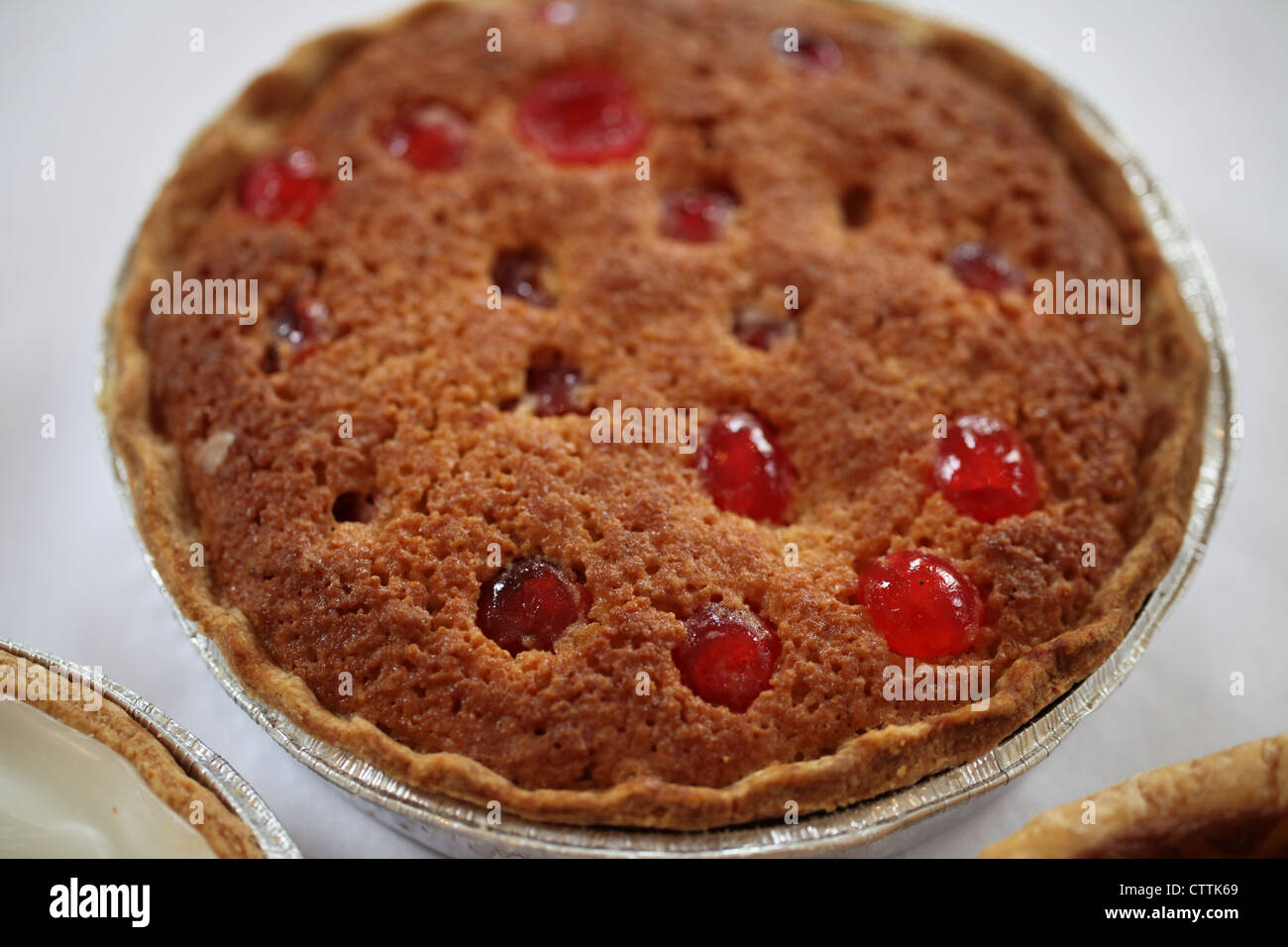 Cherry Bakewell Stock Photo Alamy