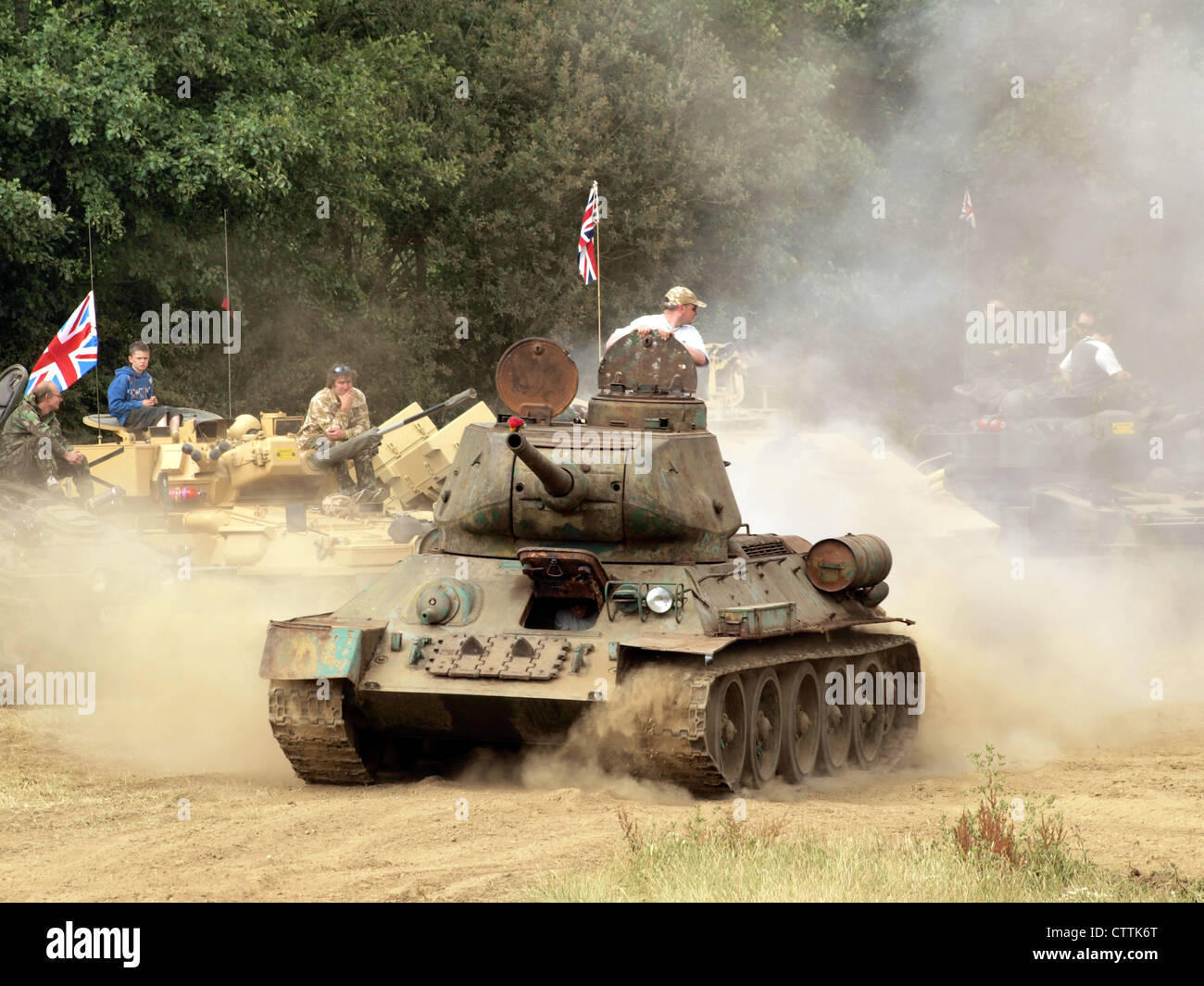 The T34/85 is a Soviet-designed main battle tank from World War II ...