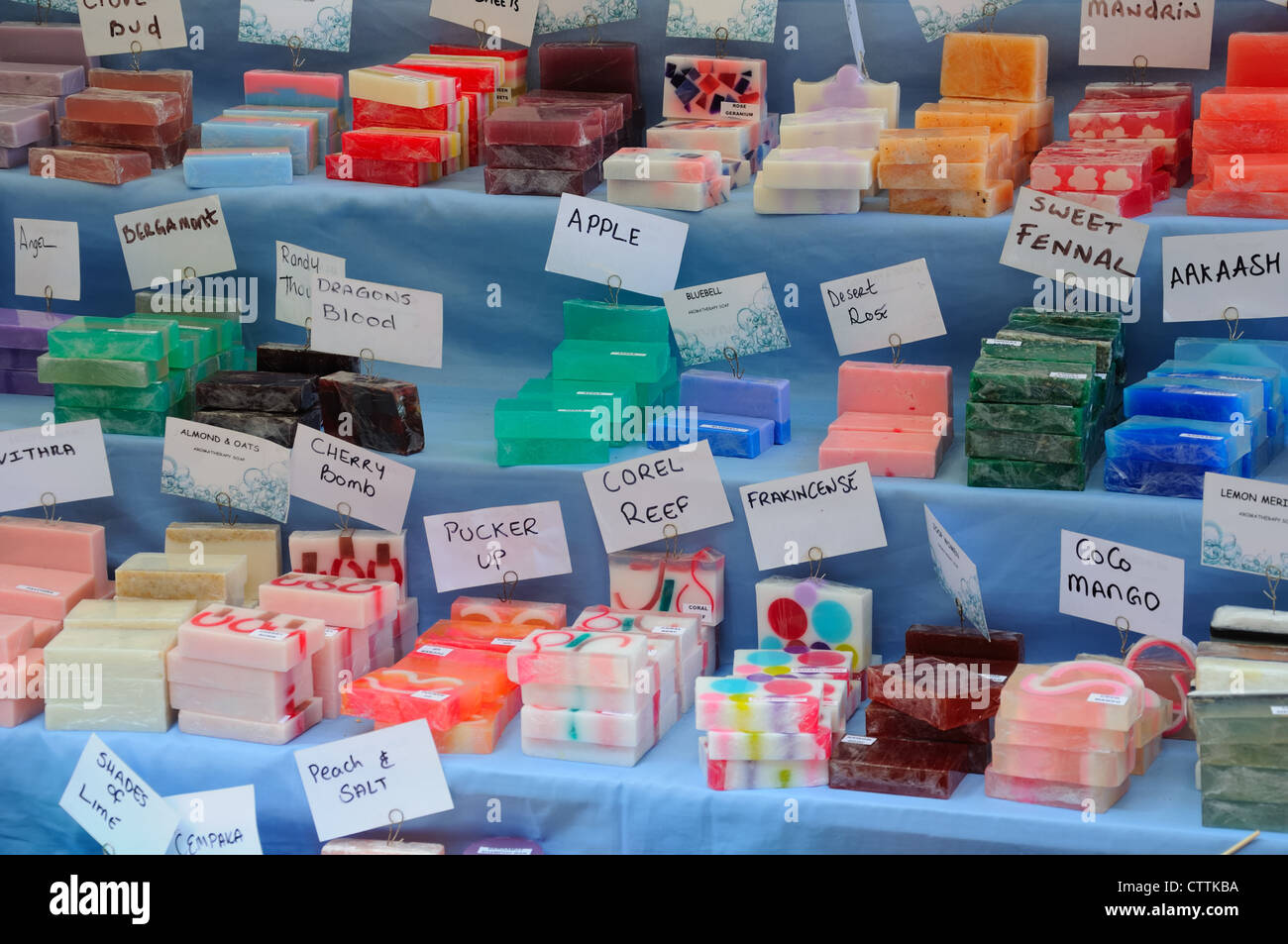 Market stall selling soap hires stock photography and images Alamy
