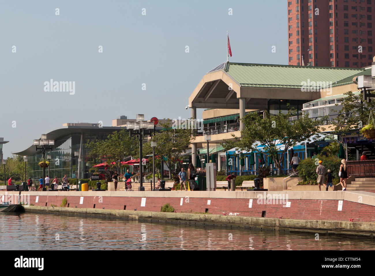 Baltimore Inner Harbor Stock Photo Alamy