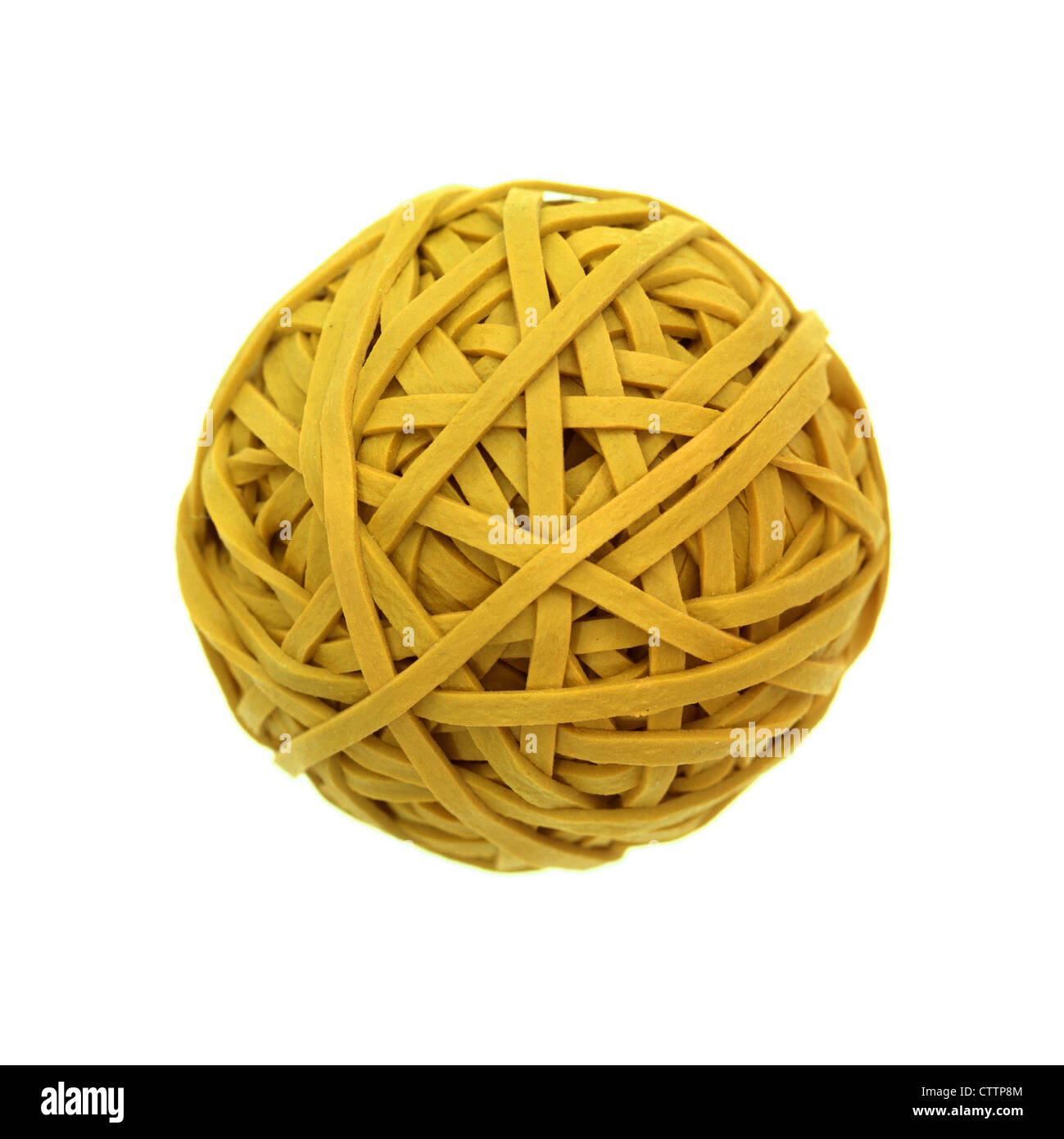 A rubber ball made from rubber bands Stock Photo Alamy