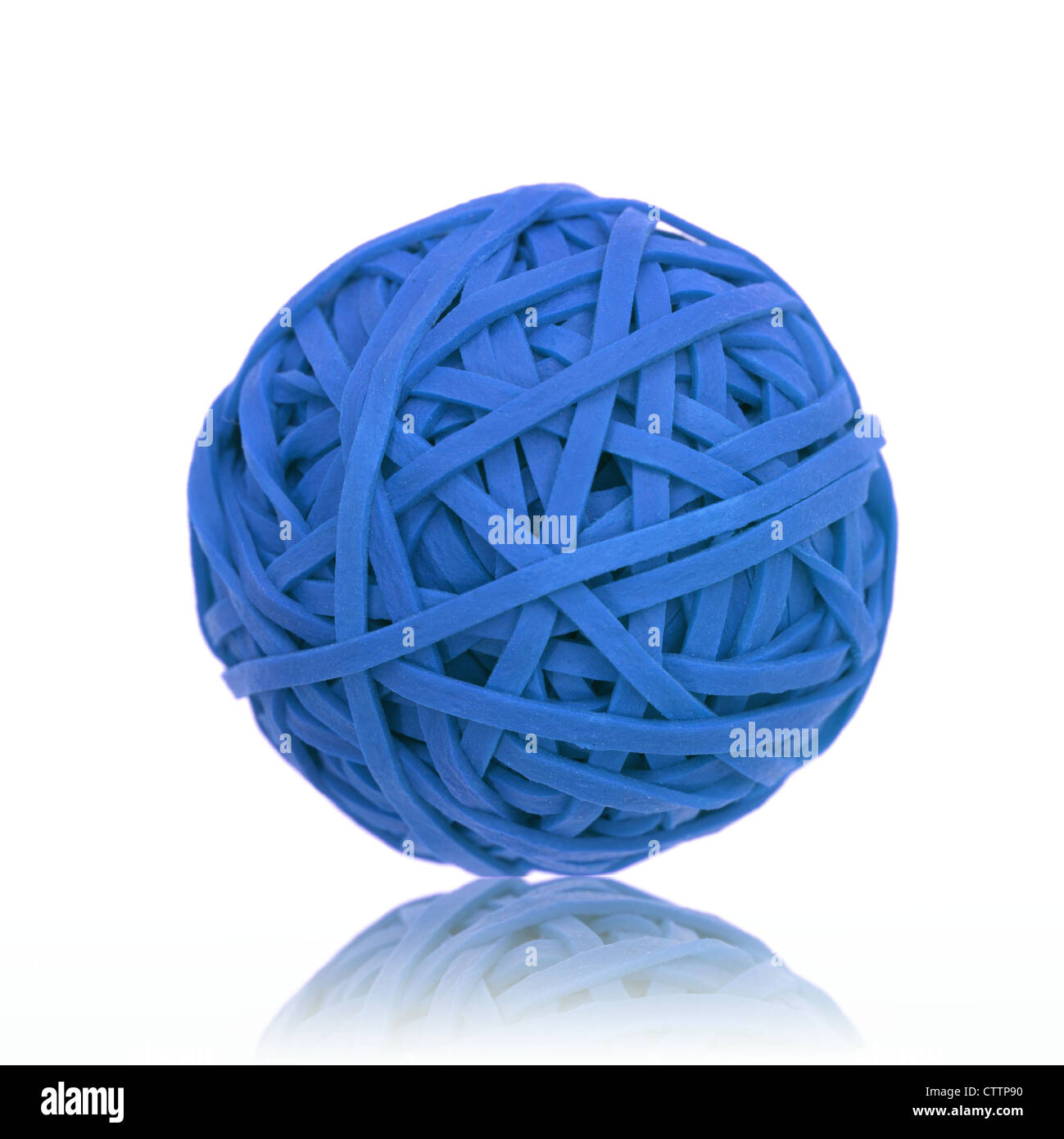 A rubber ball made from rubber bands Stock Photo Alamy