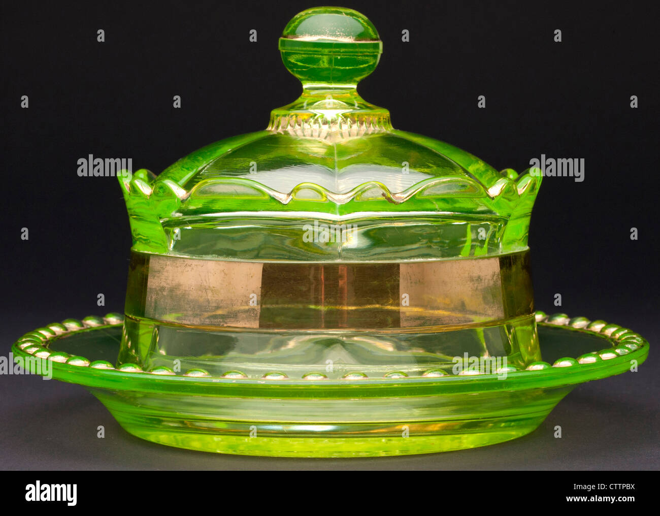 Vintage vaseline glass hires stock photography and images Alamy