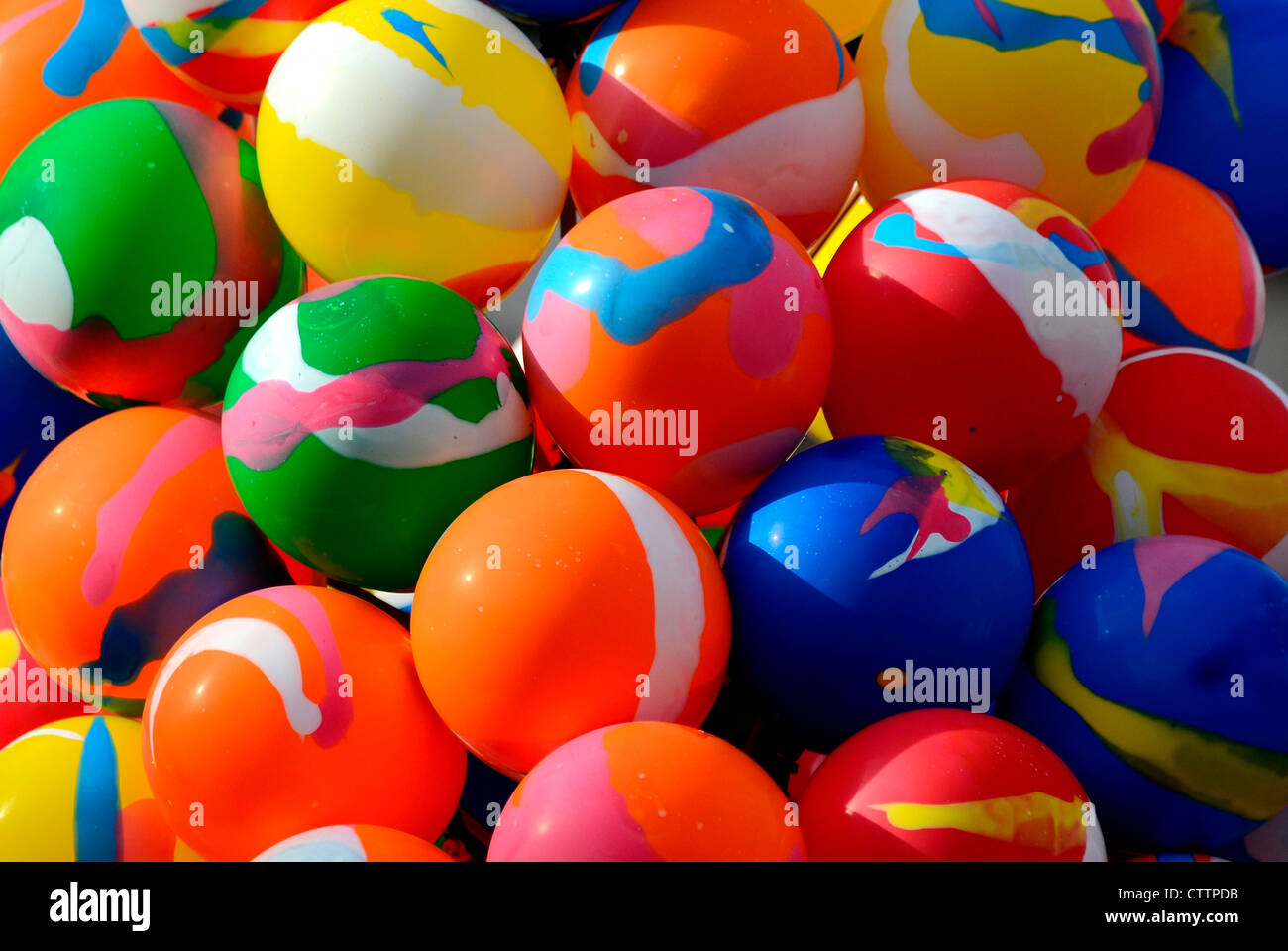 Multicolored balloons Stock Photo