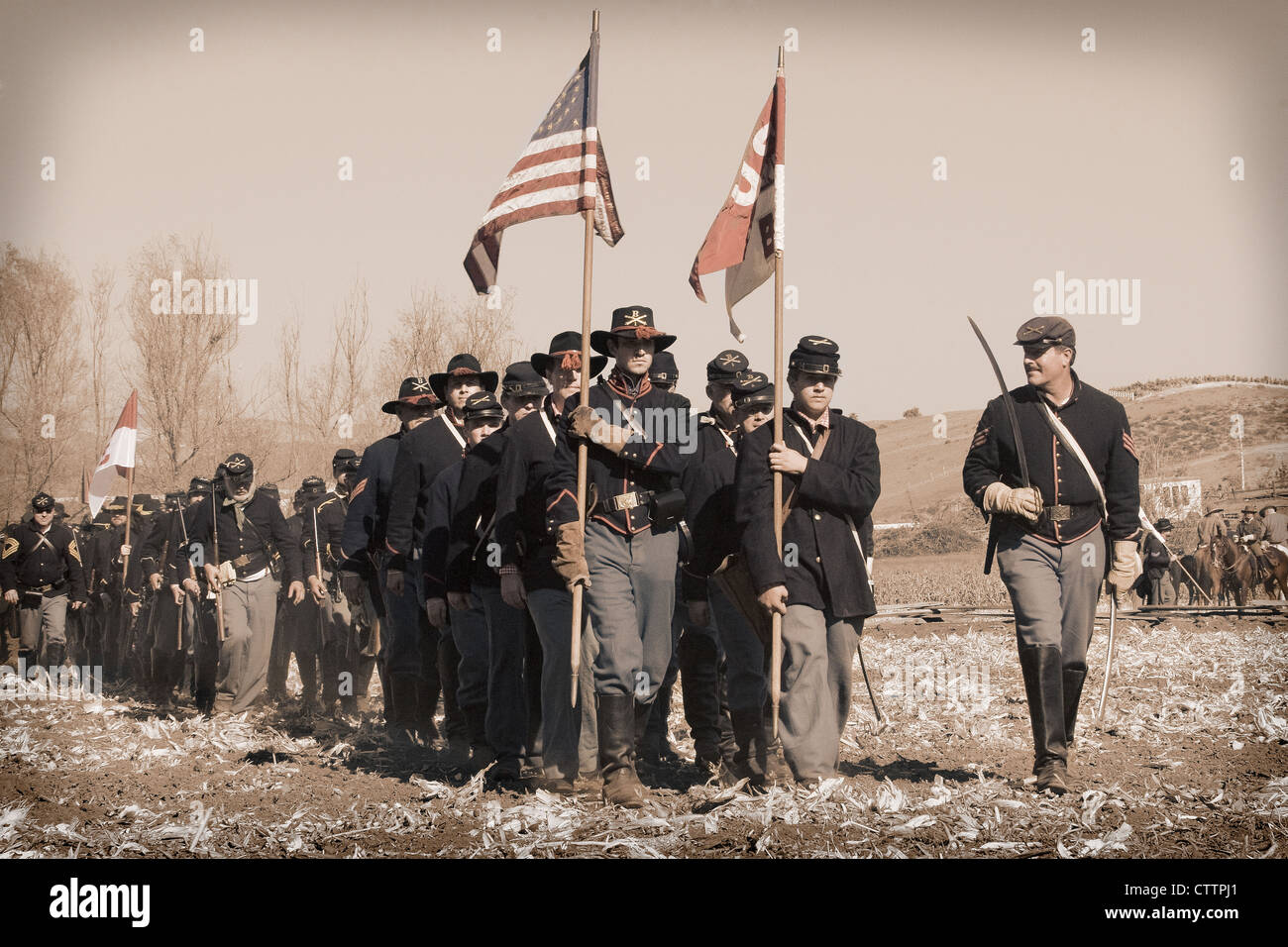 American Civil War Reenactment Stock Photo - Alamy
