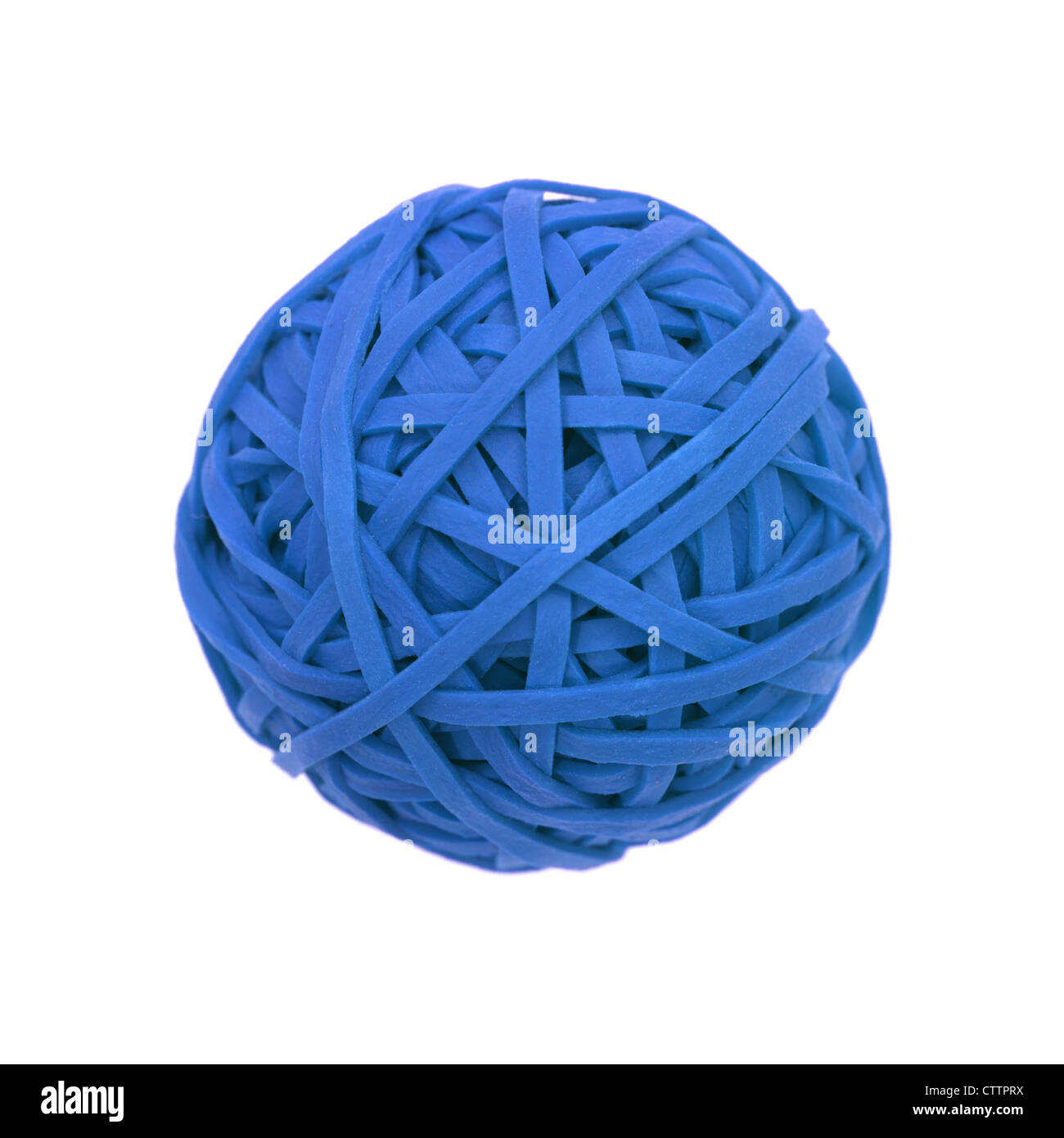 A rubber ball made from rubber bands Stock Photo Alamy