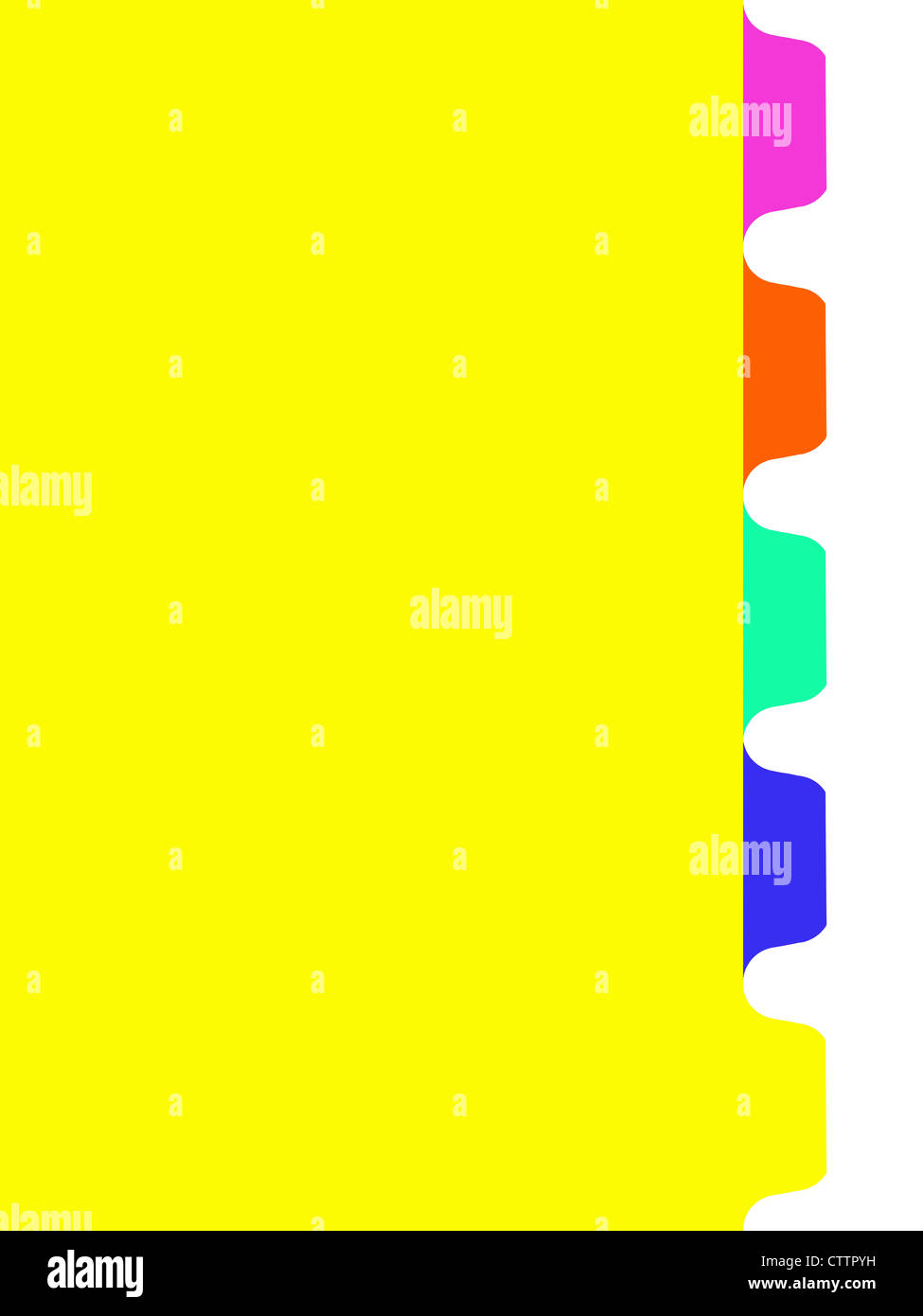 A conceptual business image using stationery file dividers Stock Photo Alamy