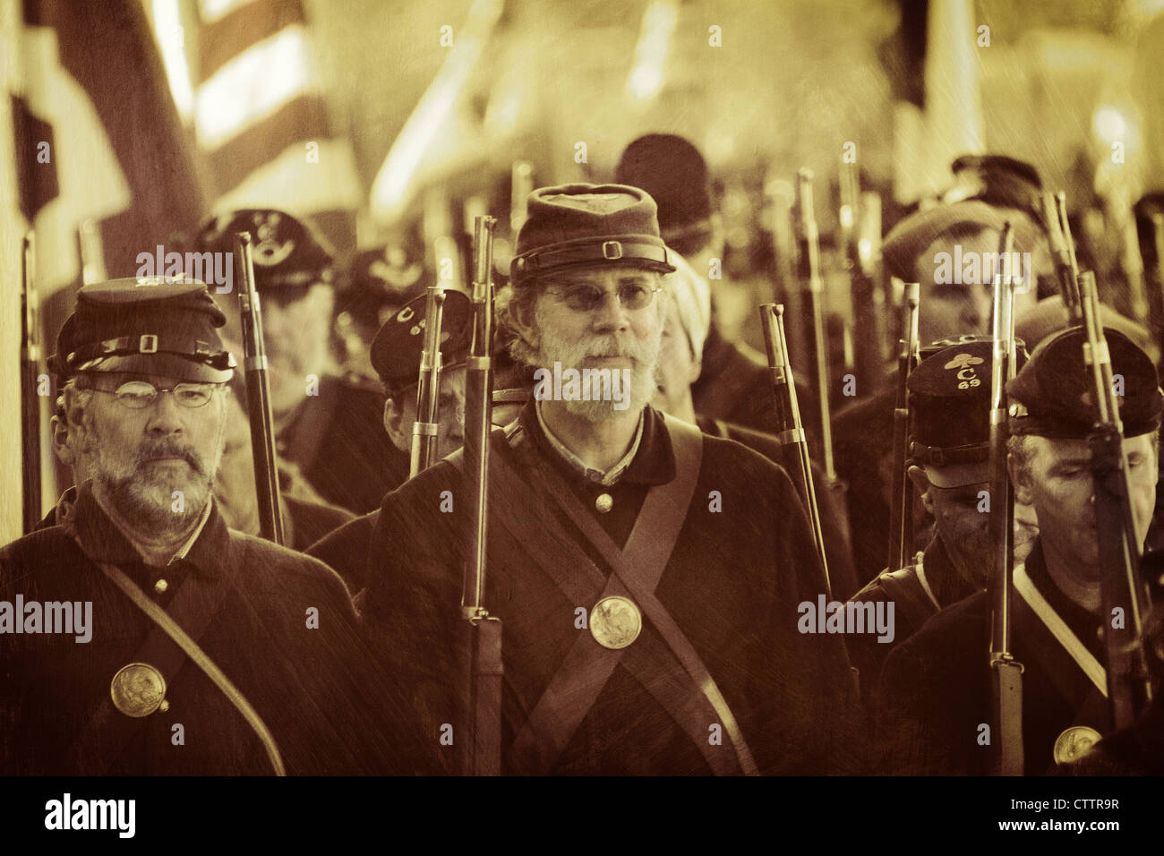 American Civil War Reenactment Stock Photo - Alamy