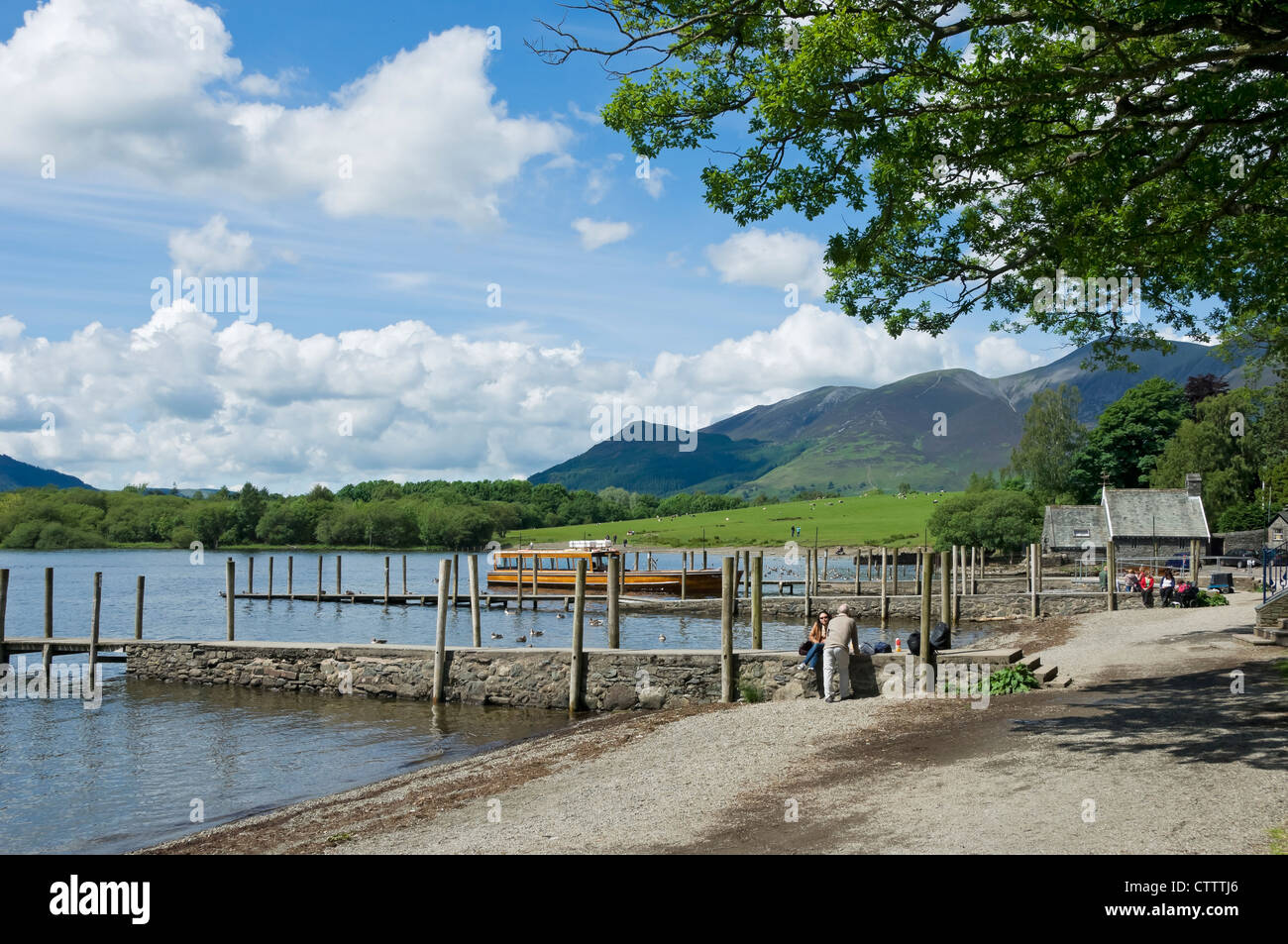 Derwentwater Boat Stock Photos &amp; Derwentwater Boat Stock ...