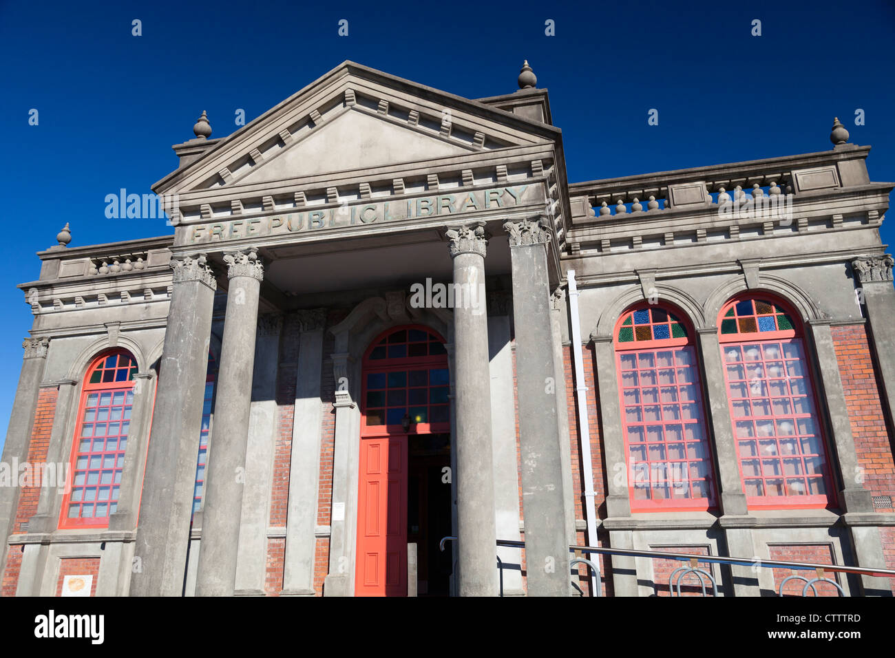 Public library, Hokitika, New Zealand Stock Photo