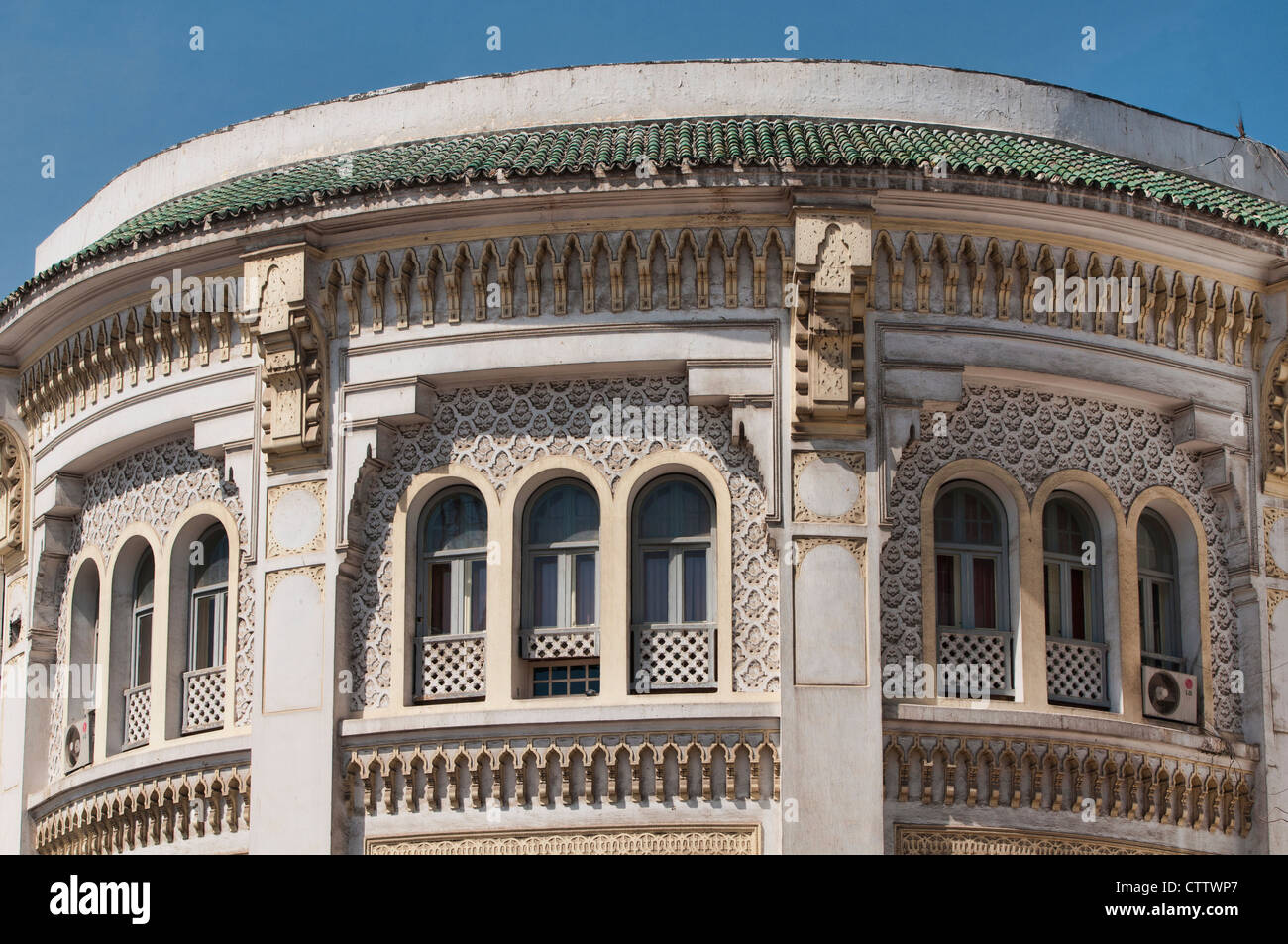 Art Deco Architecture In Casablanca High Resolution Stock Photography 