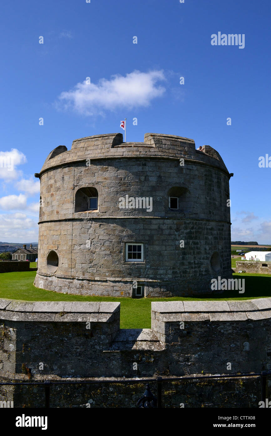 Pendennis Castle, Falmouth, Cornwall Stock Photo