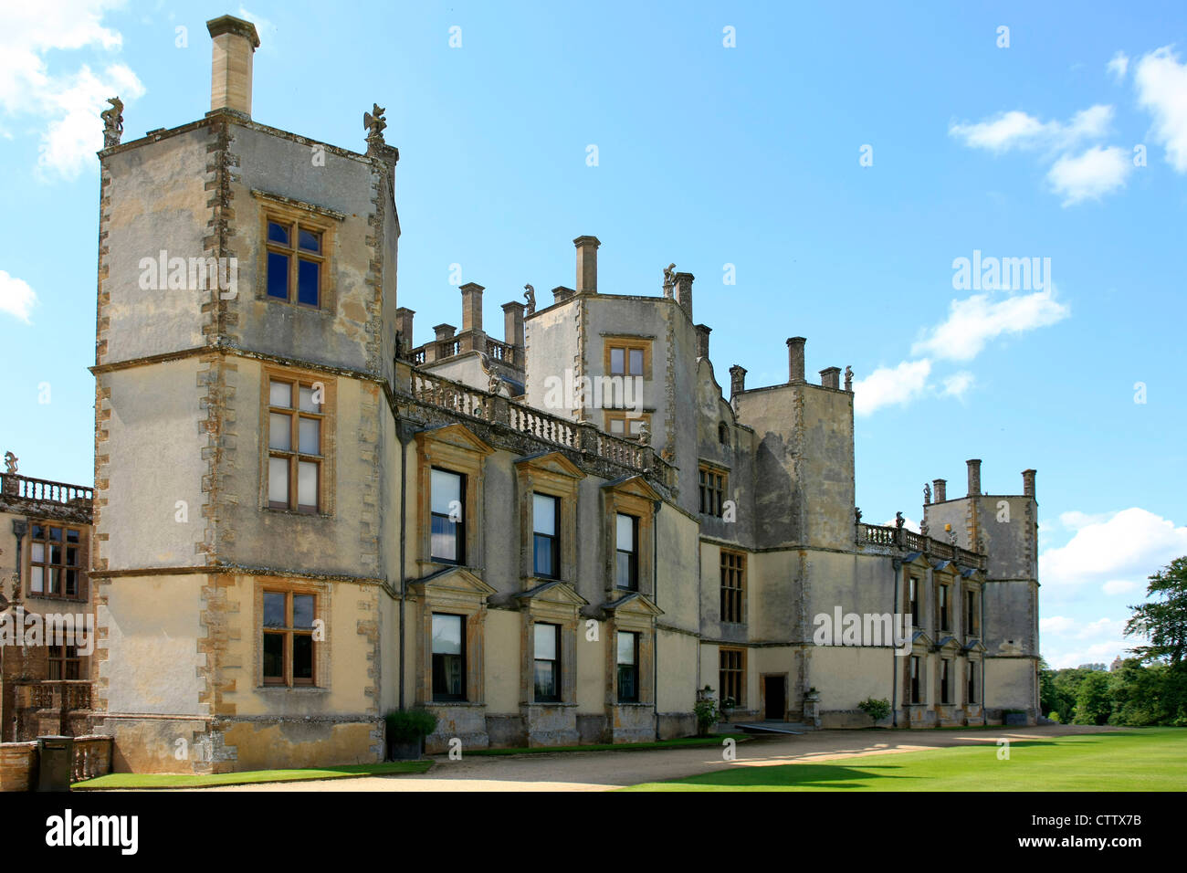 Sherborne Castle Dorset. Built in 1594 for Sir Walter Raleigh and bought by Sir John Digby in 1617 Stock Photo